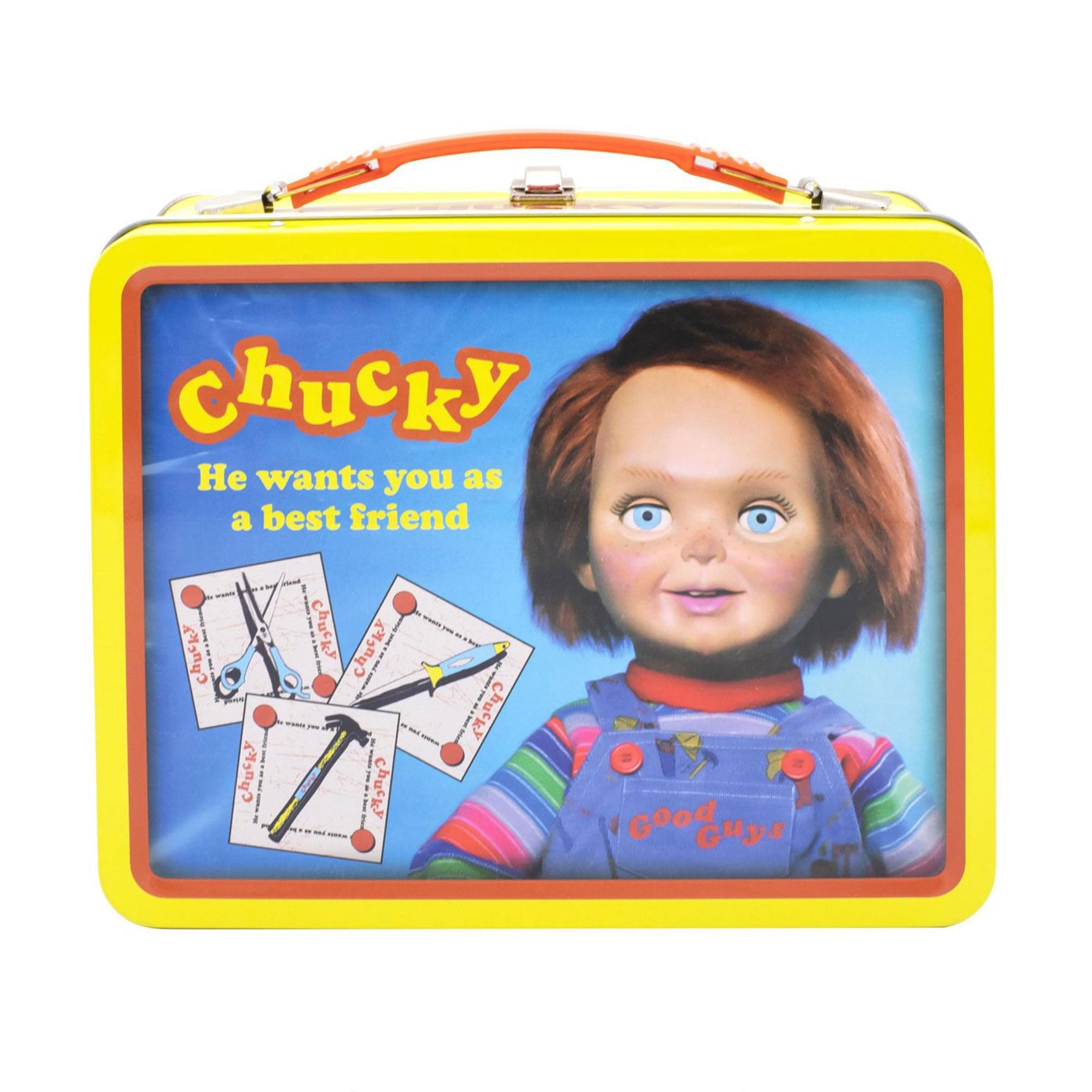 Childs Play Good Guy Chucky Tin Fun Box