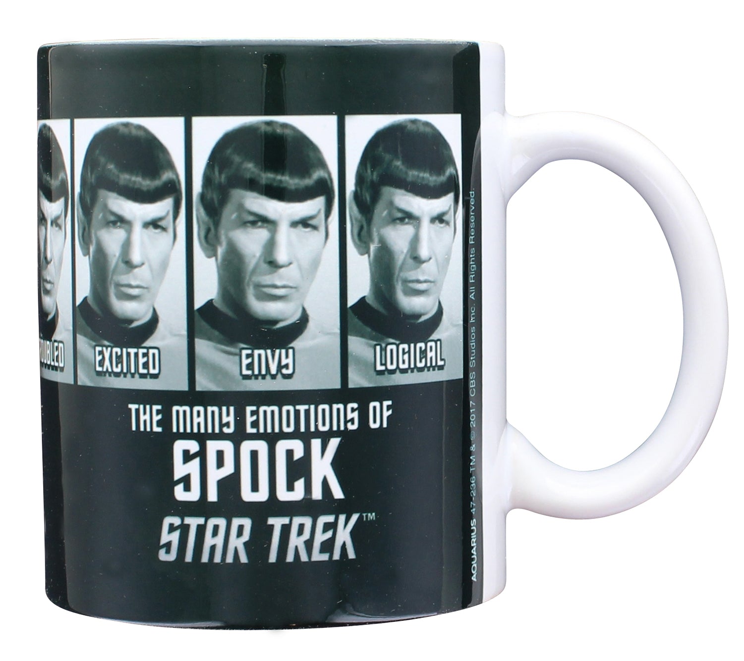 Star Trek Emotions of Spock 11oz Boxed Ceramic Mug