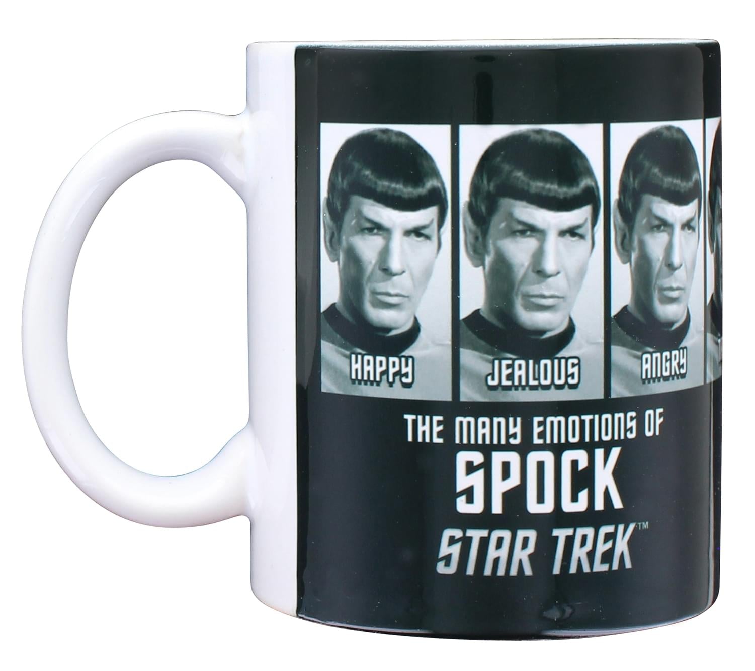 Star Trek Emotions of Spock 11oz Boxed Ceramic Mug