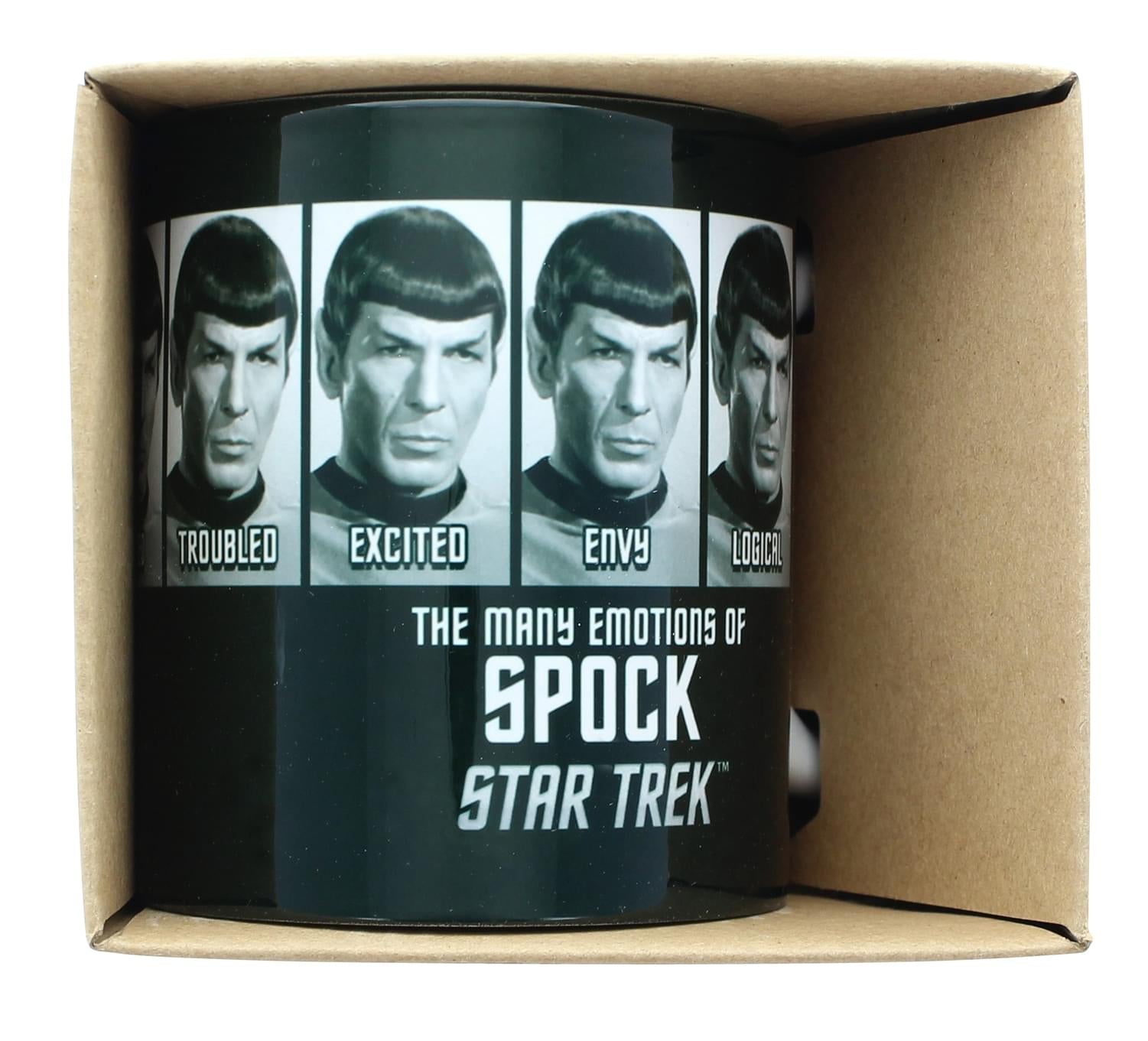 Star Trek Emotions of Spock 11oz Boxed Ceramic Mug