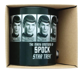 Star Trek Emotions of Spock 11oz Boxed Ceramic Mug