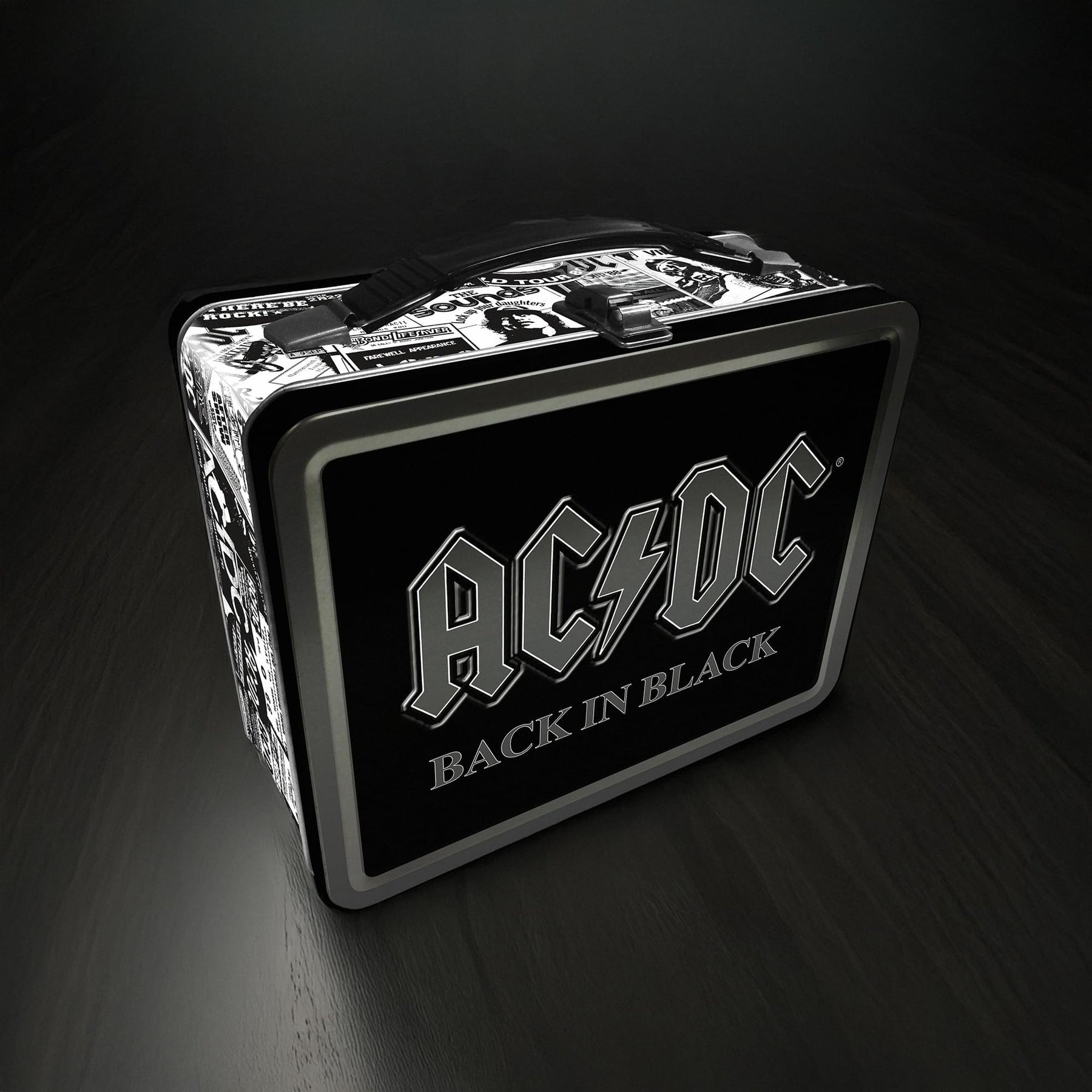 AC/DC Embossed Tin Fun Box