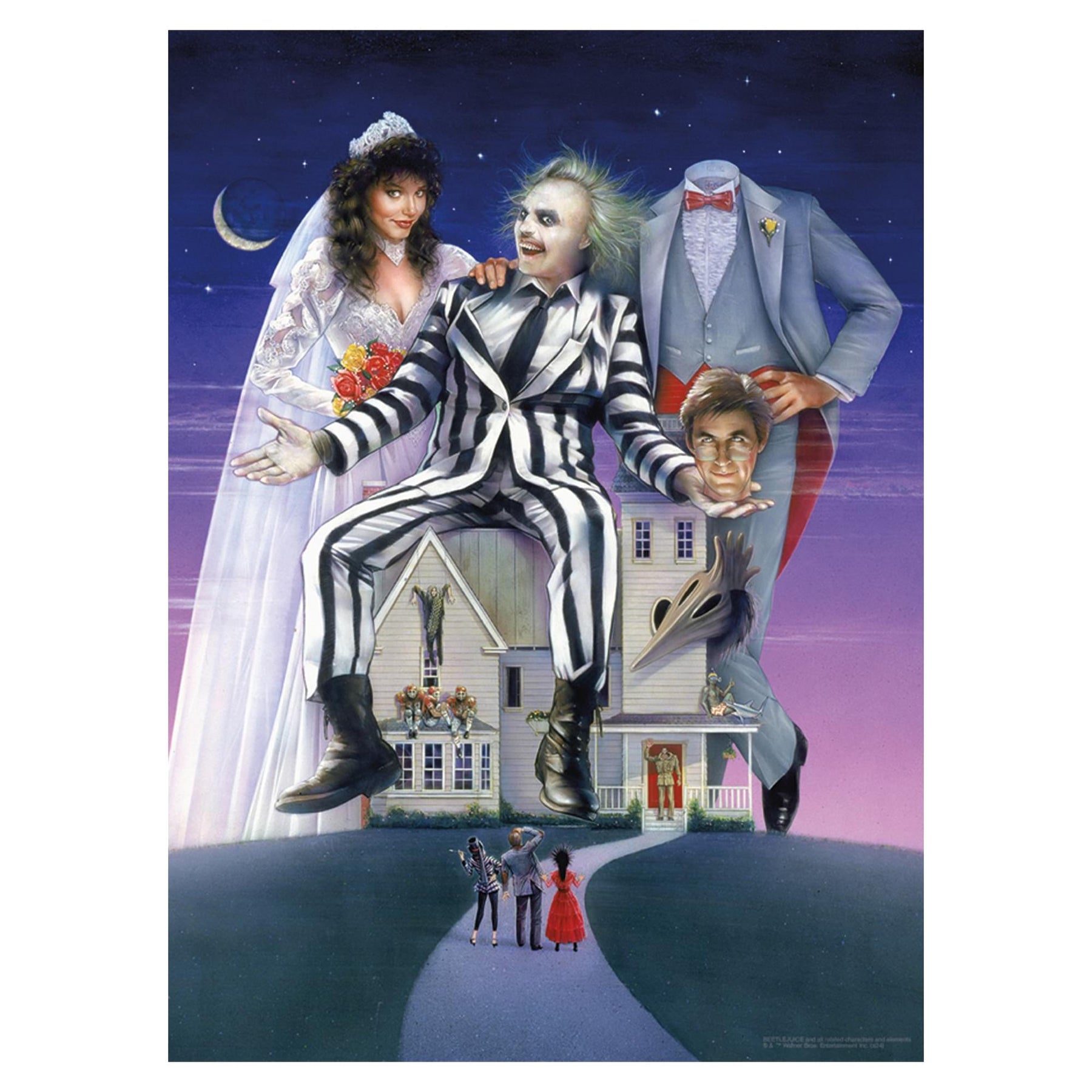 Beetlejuice "Recently Deceased" Tin Fun Box and 500 Piece Puzzle