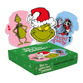 Grinch Christmas Shaped Playing Cards