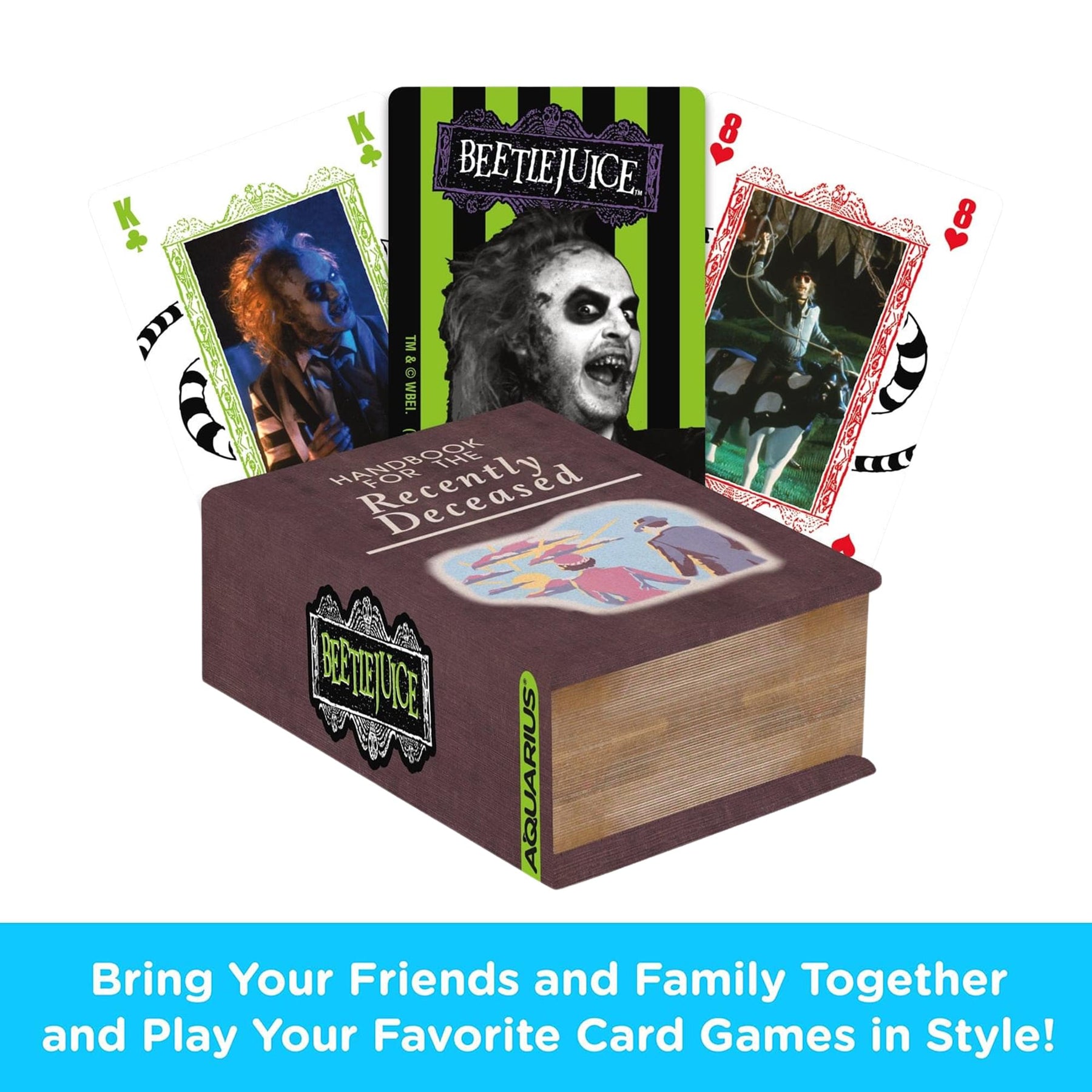 Beetlejuice Recently Deceased Premium Playing Cards