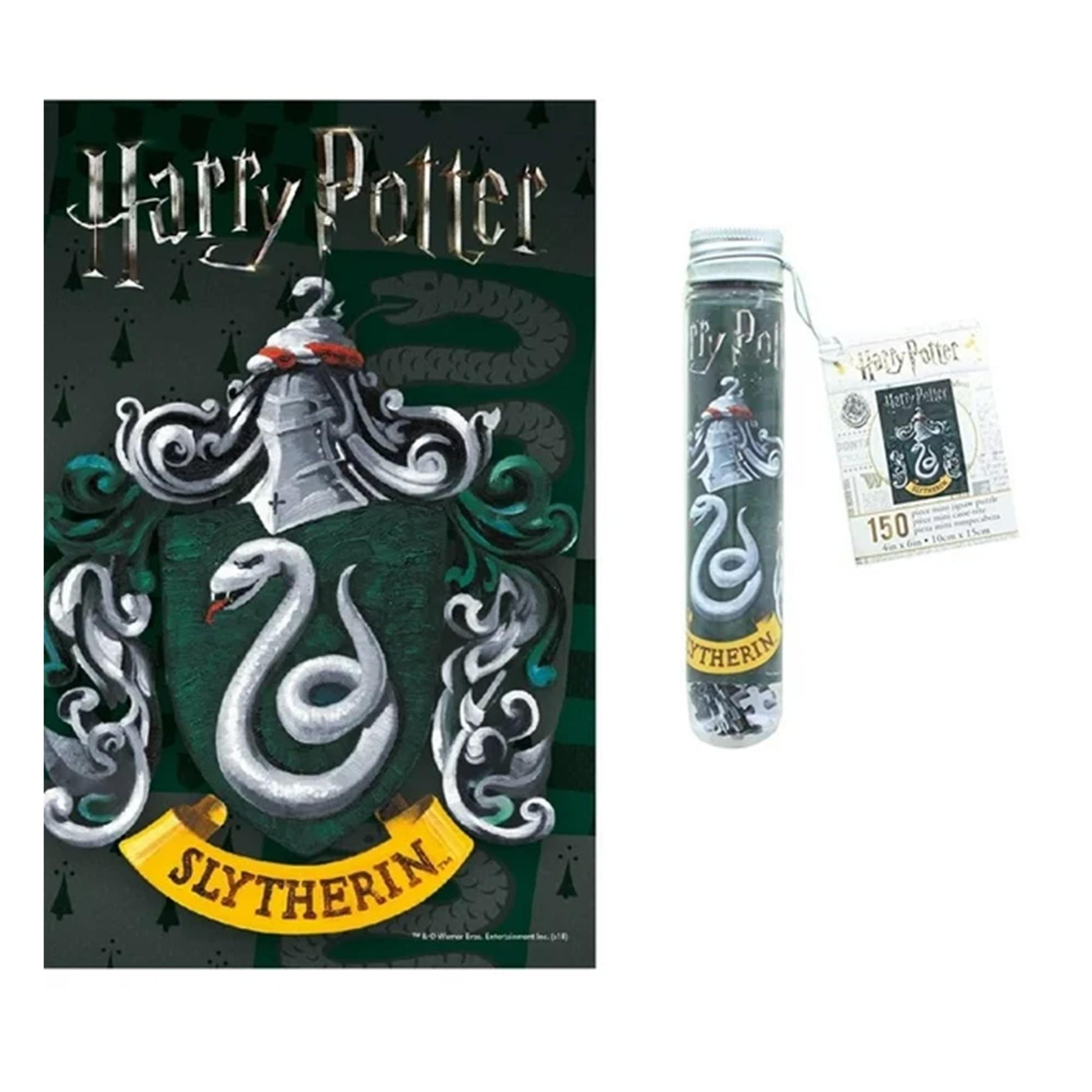 Harry Potter House Slytherin 150 Piece Micro Jigsaw Puzzle In Tube