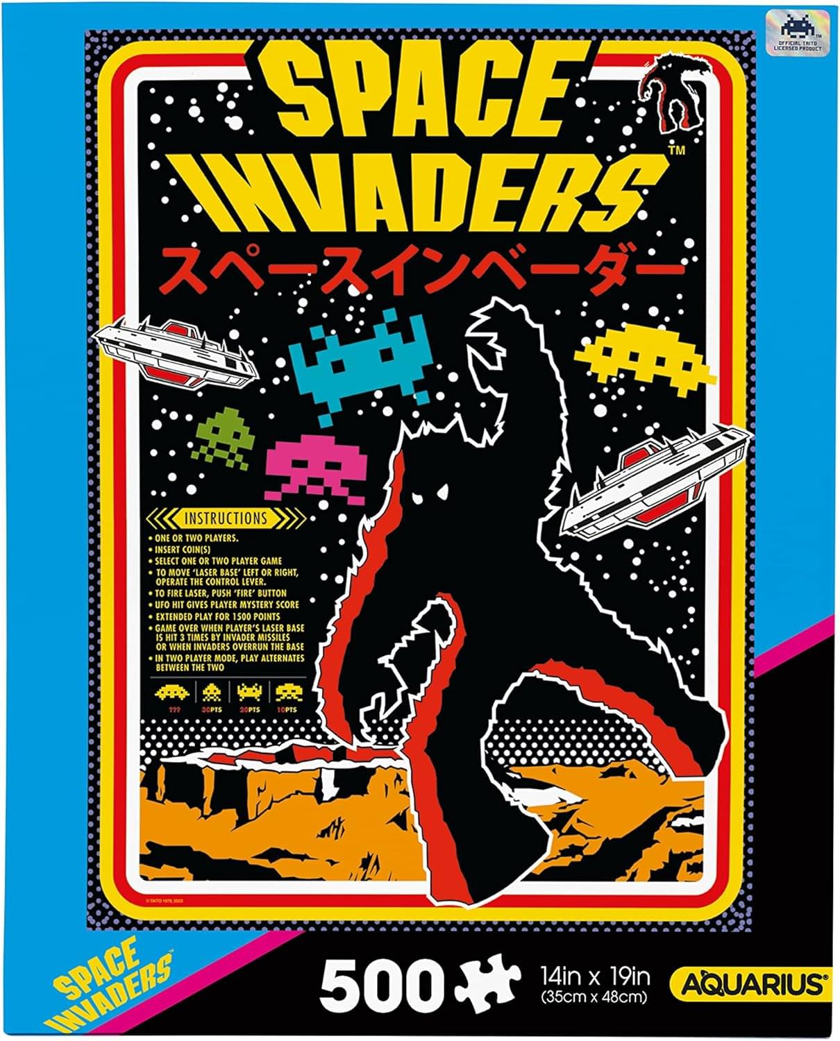 Space Invaders 500 Piece Jigsaw Puzzle