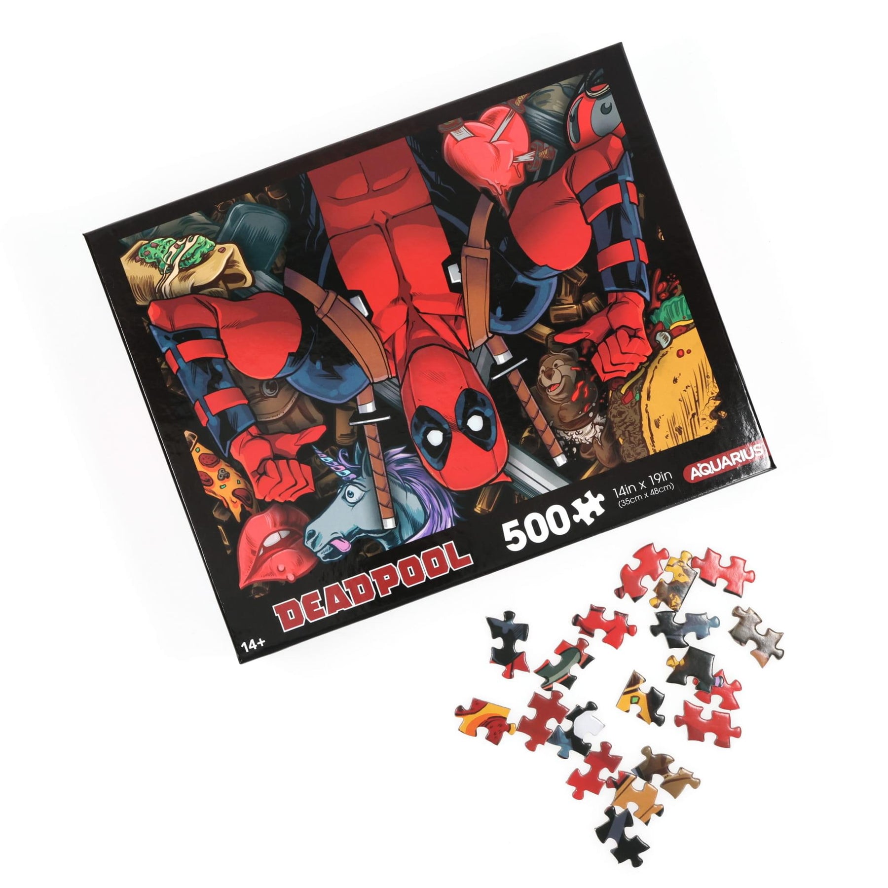 Marvel Deadpool Collage 500 Piece Jigsaw Puzzle