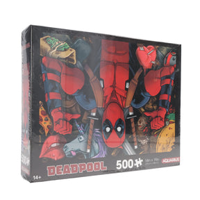 Marvel Deadpool Collage 500 Piece Jigsaw Puzzle