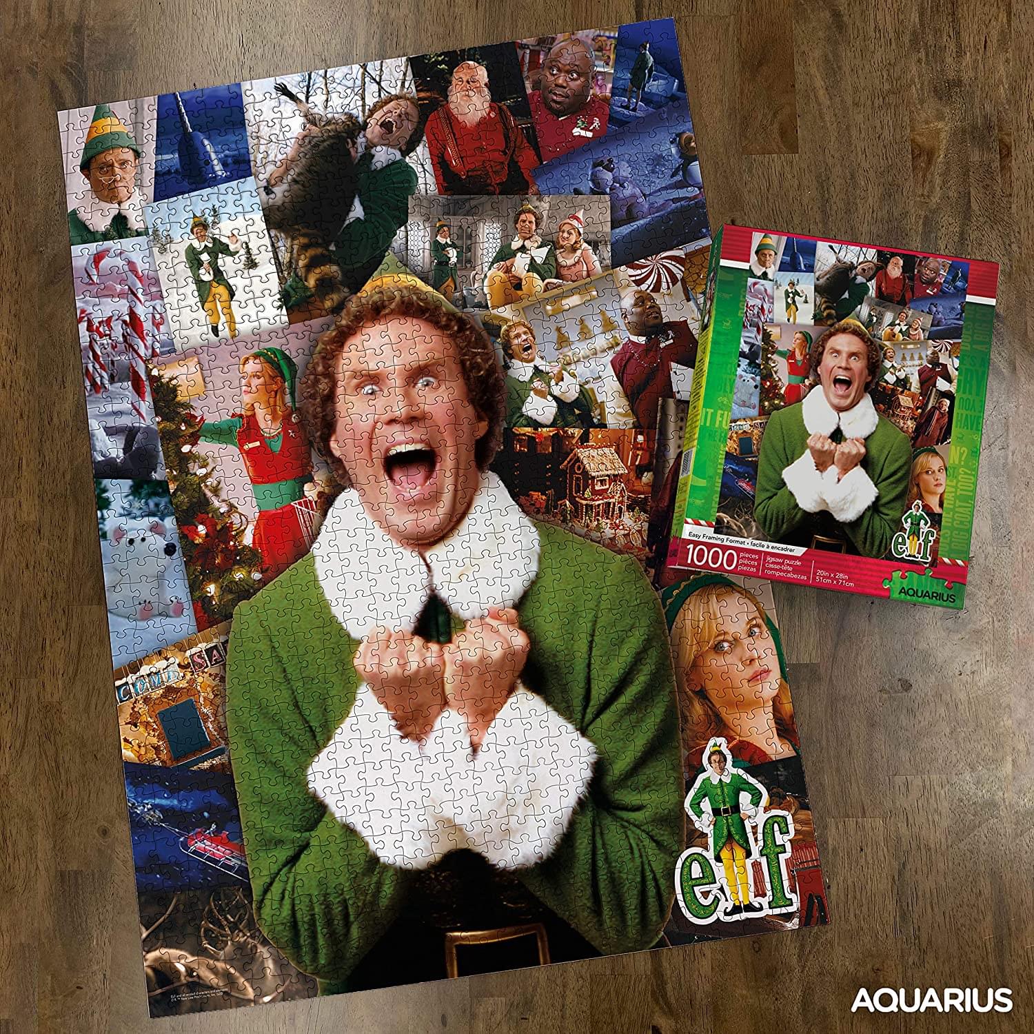 Elf Collage 1000 Piece Jigsaw Puzzle