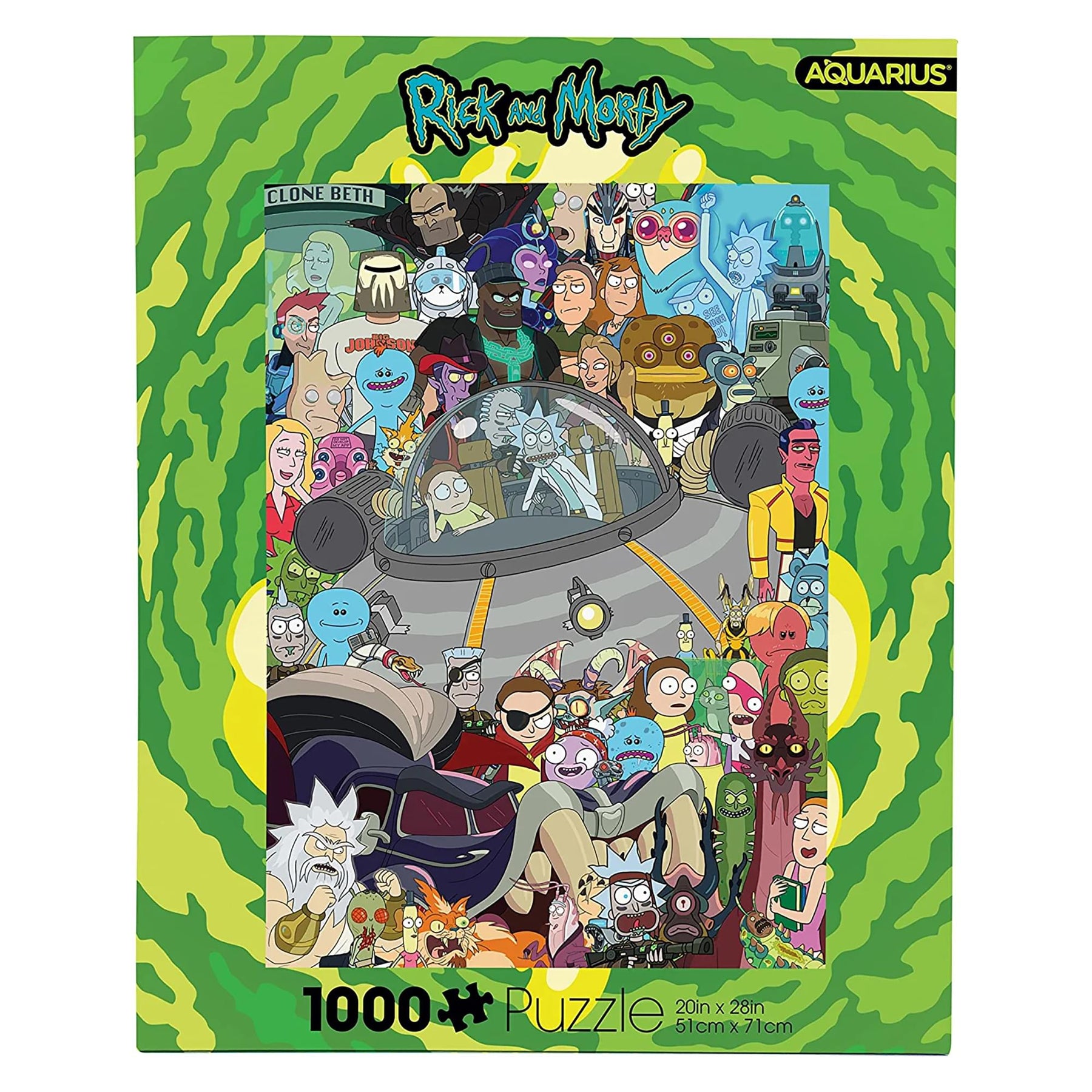 Rick and Morty Cast 1000 Piece Jigsaw Puzzle