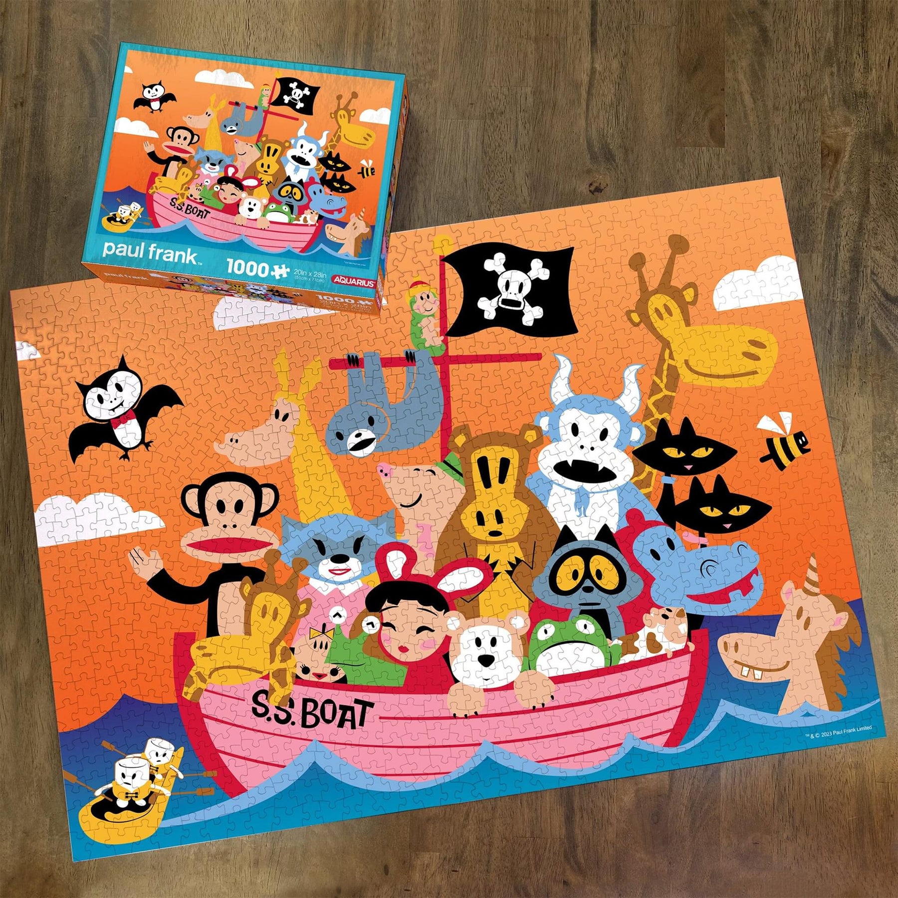 Paul Frank Pirate Ship 1000 Piece Jigsaw Puzzle