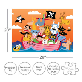 Paul Frank Pirate Ship 1000 Piece Jigsaw Puzzle