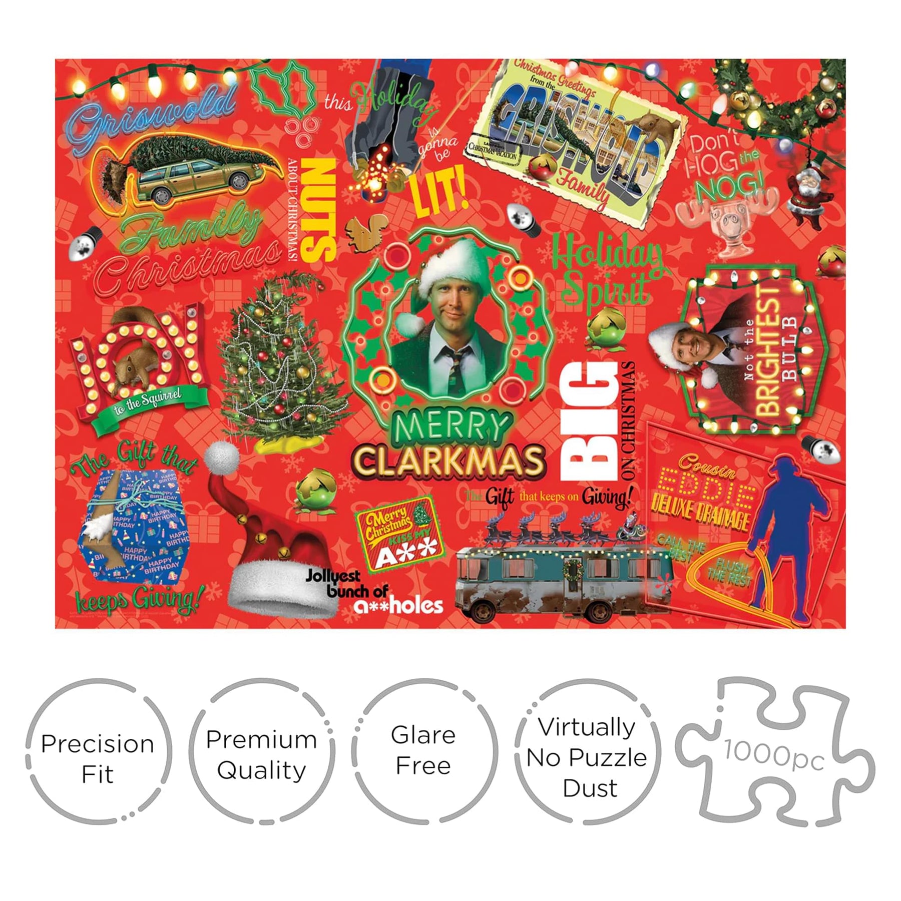 National Lampoon's Christmas Vacation Wrapping Paper 1000 Piece Jigsaw Puzzle