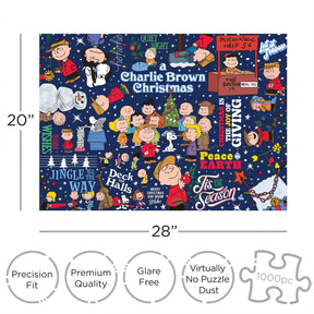 Peanuts Charlie Brown Wrapping Paper 1000 Piece Jigsaw Puzzle