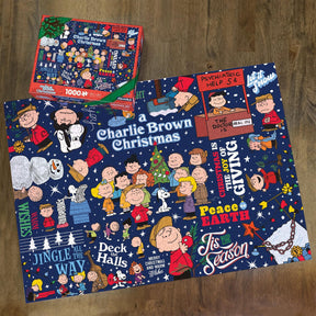 Peanuts Charlie Brown Wrapping Paper 1000 Piece Jigsaw Puzzle