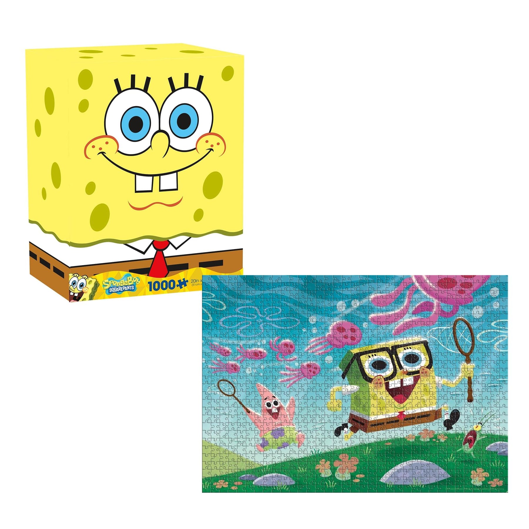 SpongeBob SquarePants Shaped Box 1000 Piece Jigsaw Puzzle