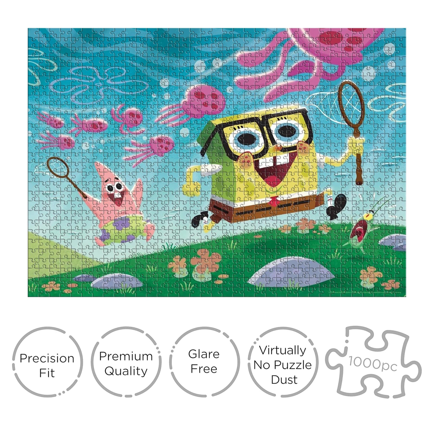 SpongeBob SquarePants Shaped Box 1000 Piece Jigsaw Puzzle