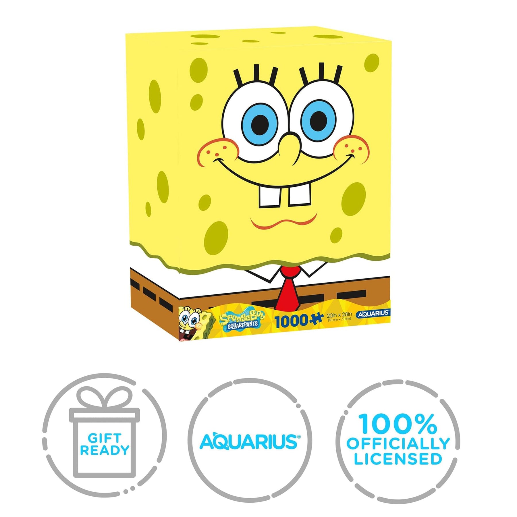 SpongeBob SquarePants Shaped Box 1000 Piece Jigsaw Puzzle