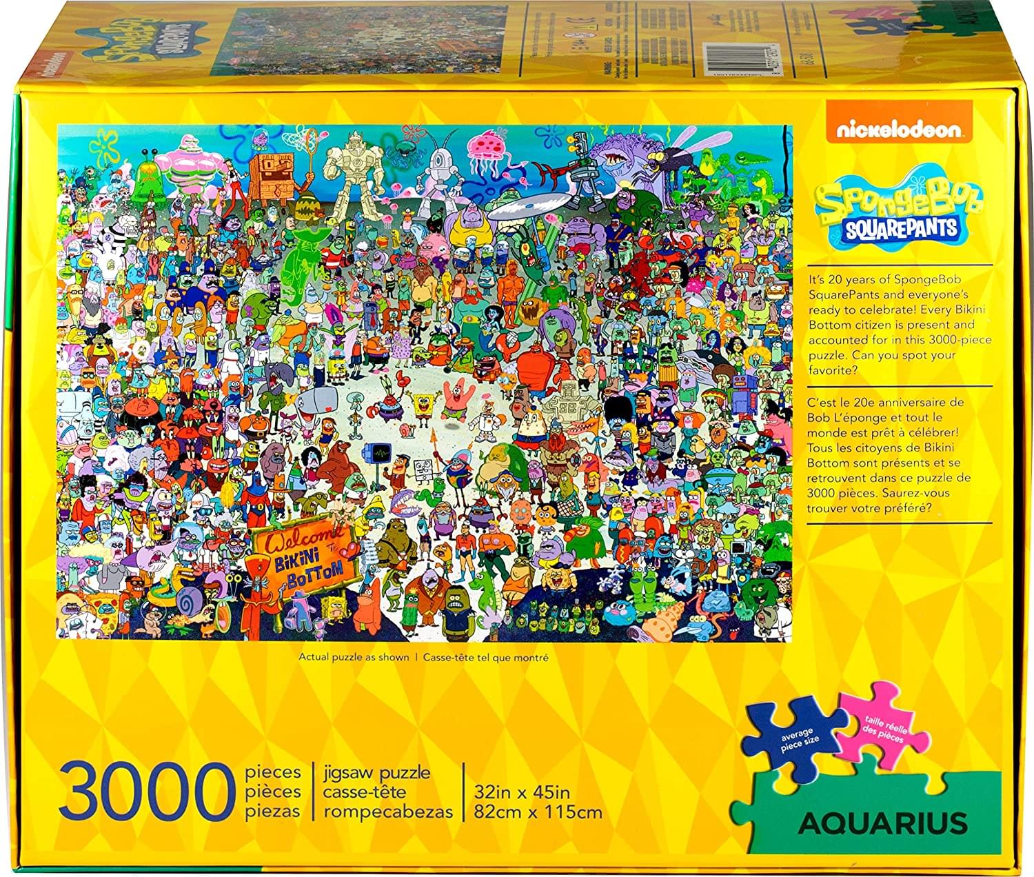 SpongeBob SquarePants 3000 Piece Jigsaw Puzzle