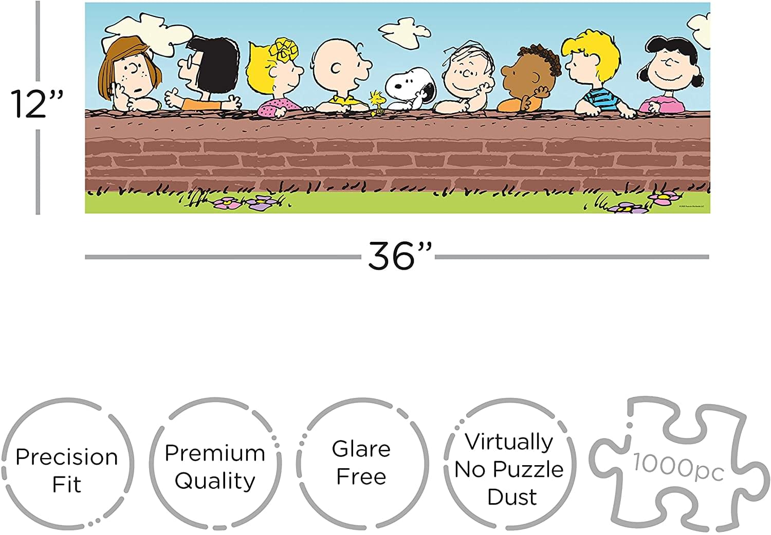 Peanuts Characters 1000 Piece Slim Jigsaw Puzzle