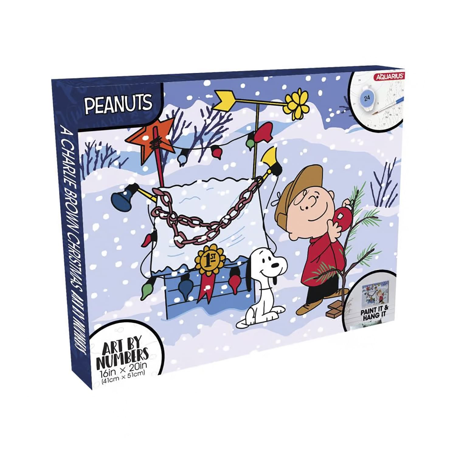 Peanuts A Charlie Brown Christmas Art By Numbers Painting Kit