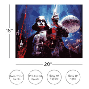 Star Wars Darth Vader Art By Numbers Painting Kit