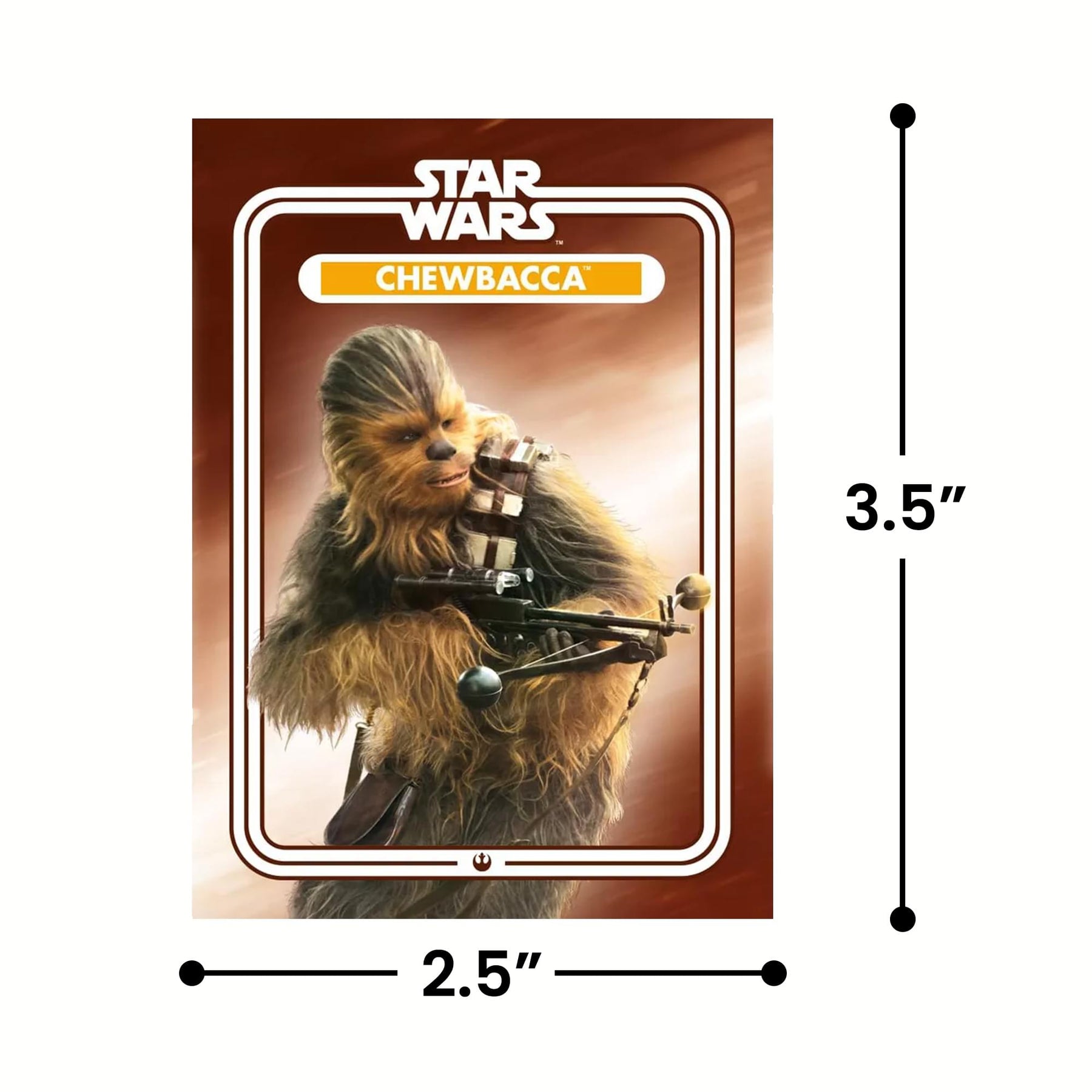 Star Wars Chewbacca 2.5 x 3.5 Inch Flat Magnet