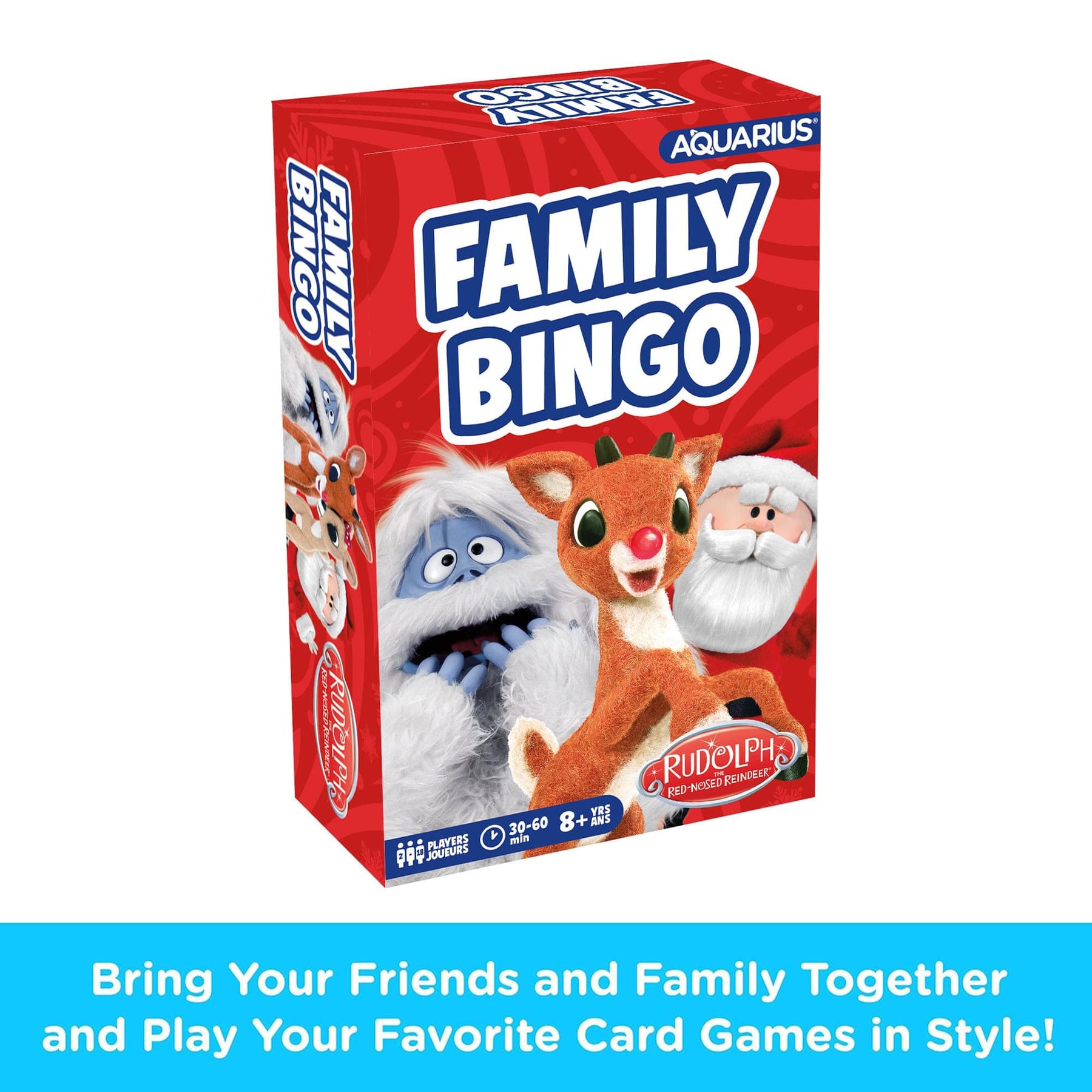 Rudolph the Red-Nosed Reindeer Family Bingo Game