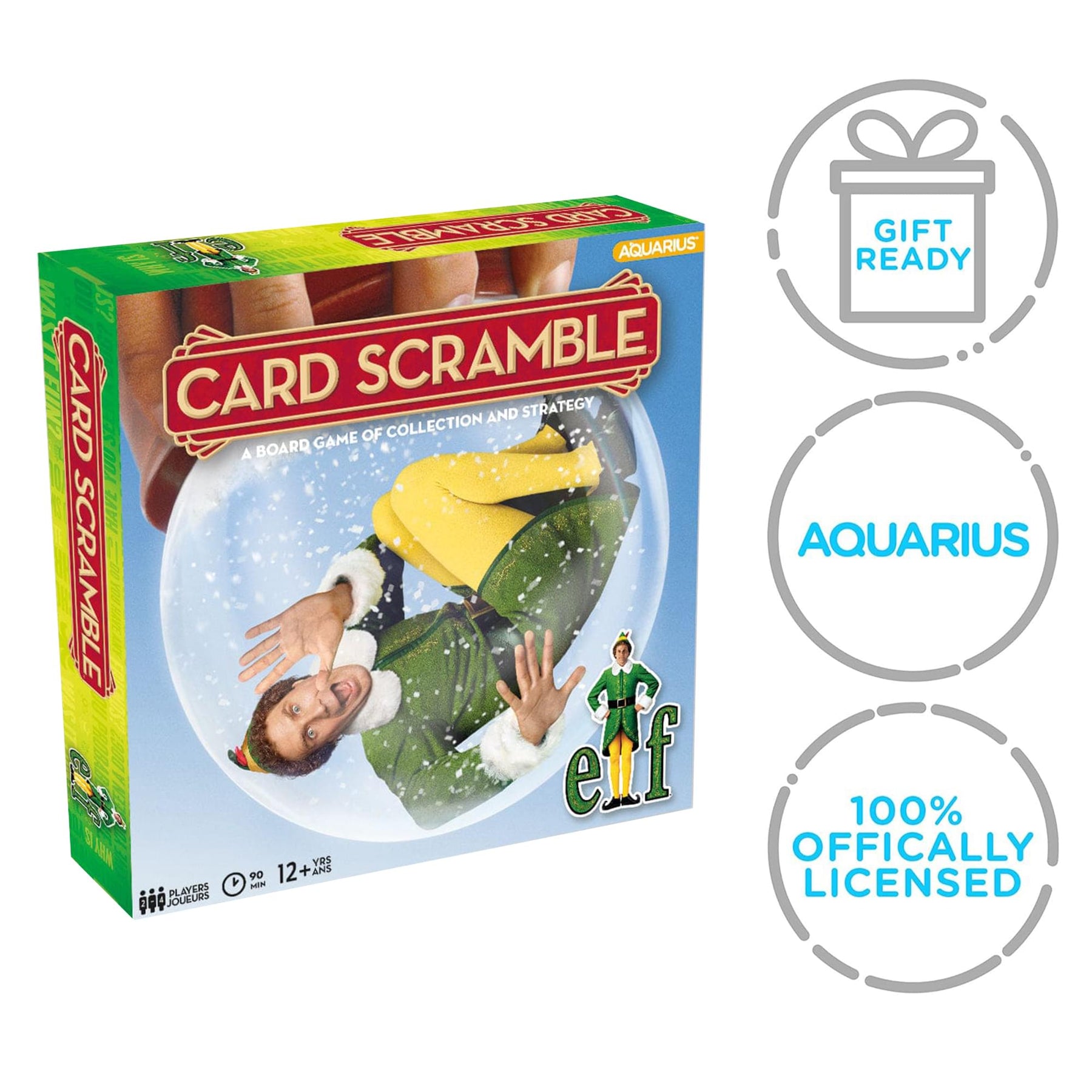 Elf Card Scramble Board Game