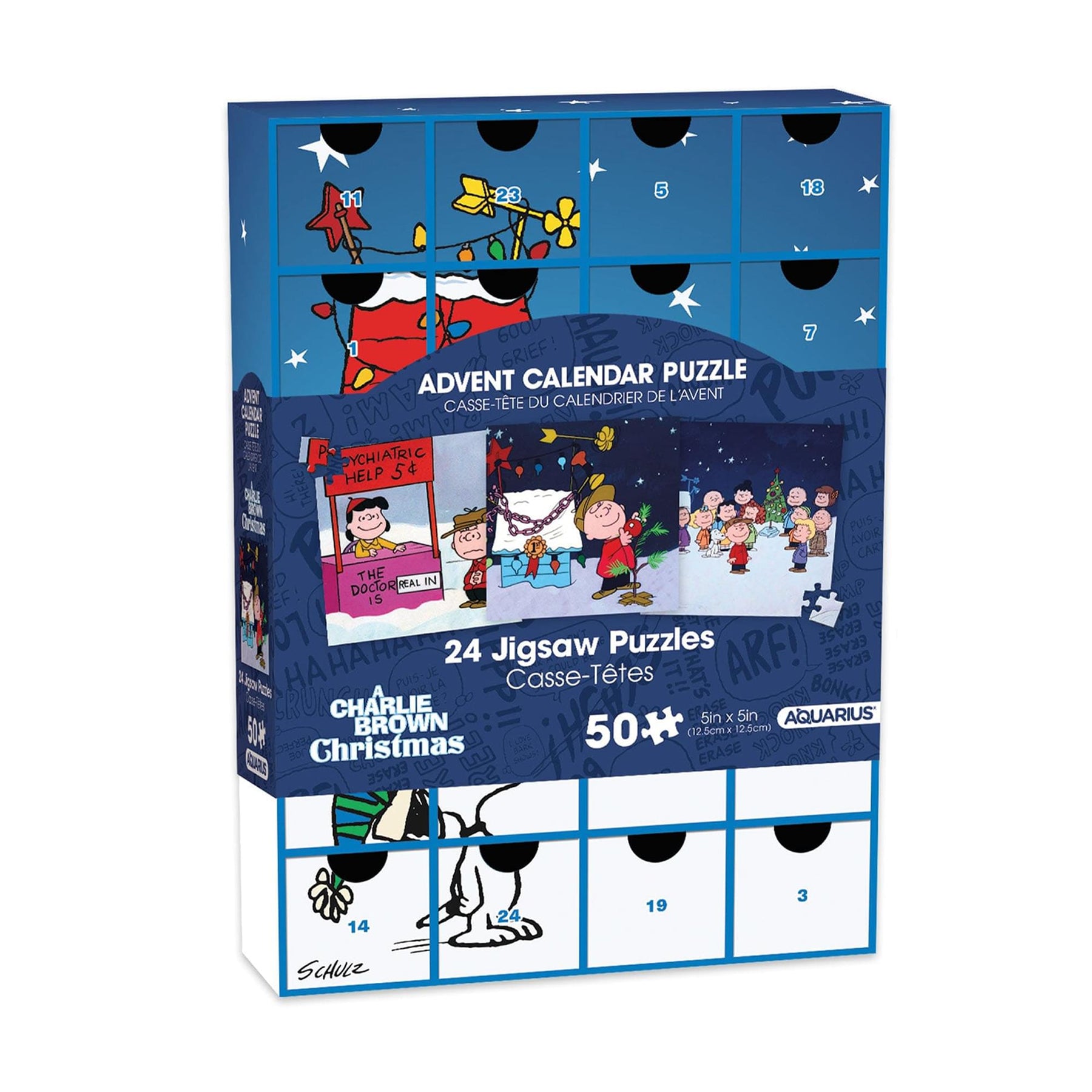 Peanuts Christmas Advent Calendar Puzzle