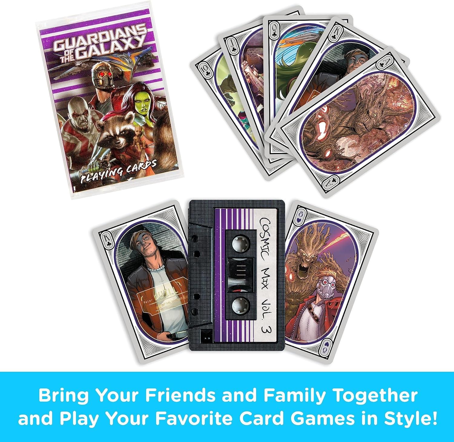 Marvel Guardians of the Galaxy Cassette Playing Cards