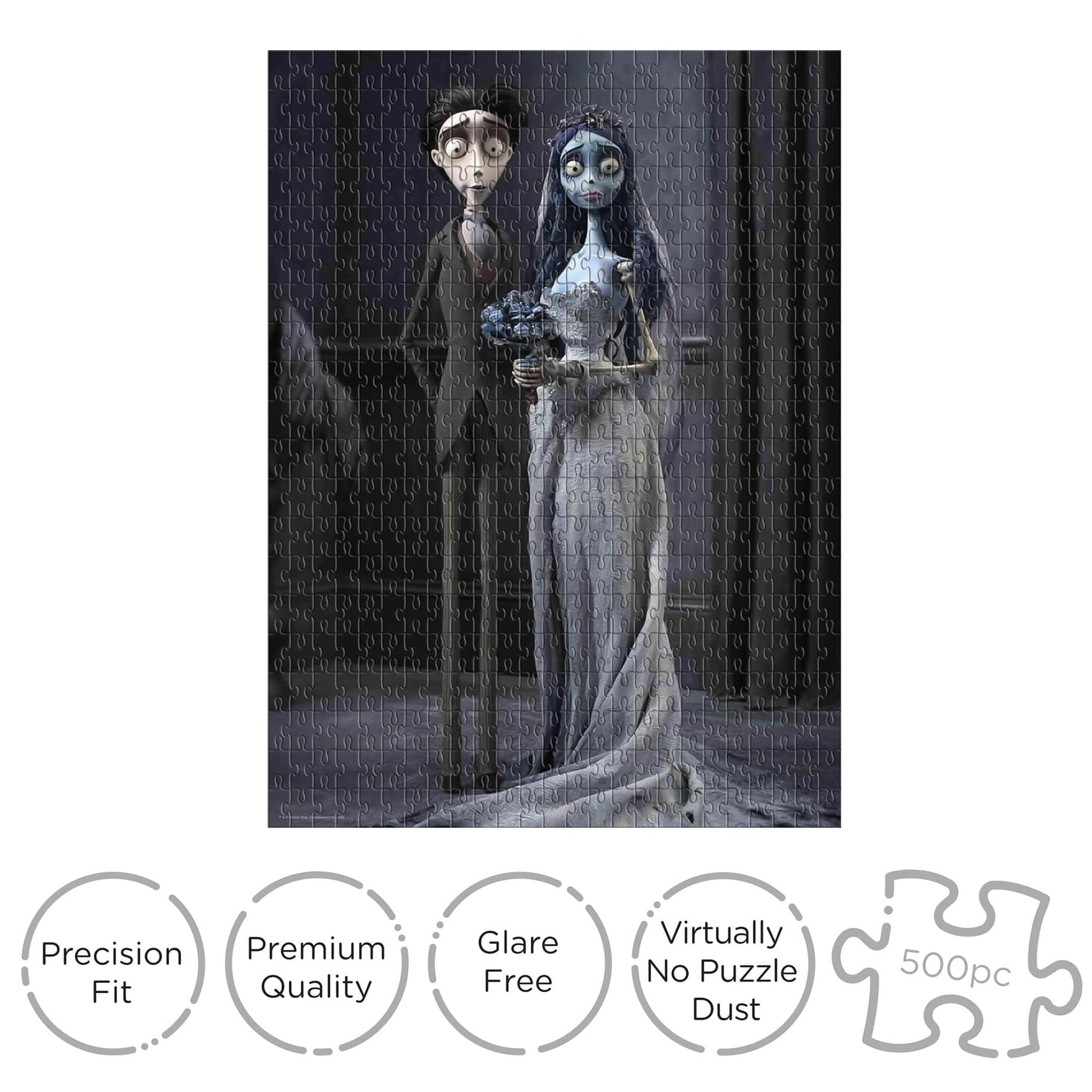 Corpse Bride Coffin Box 500 Piece Jigsaw Puzzle