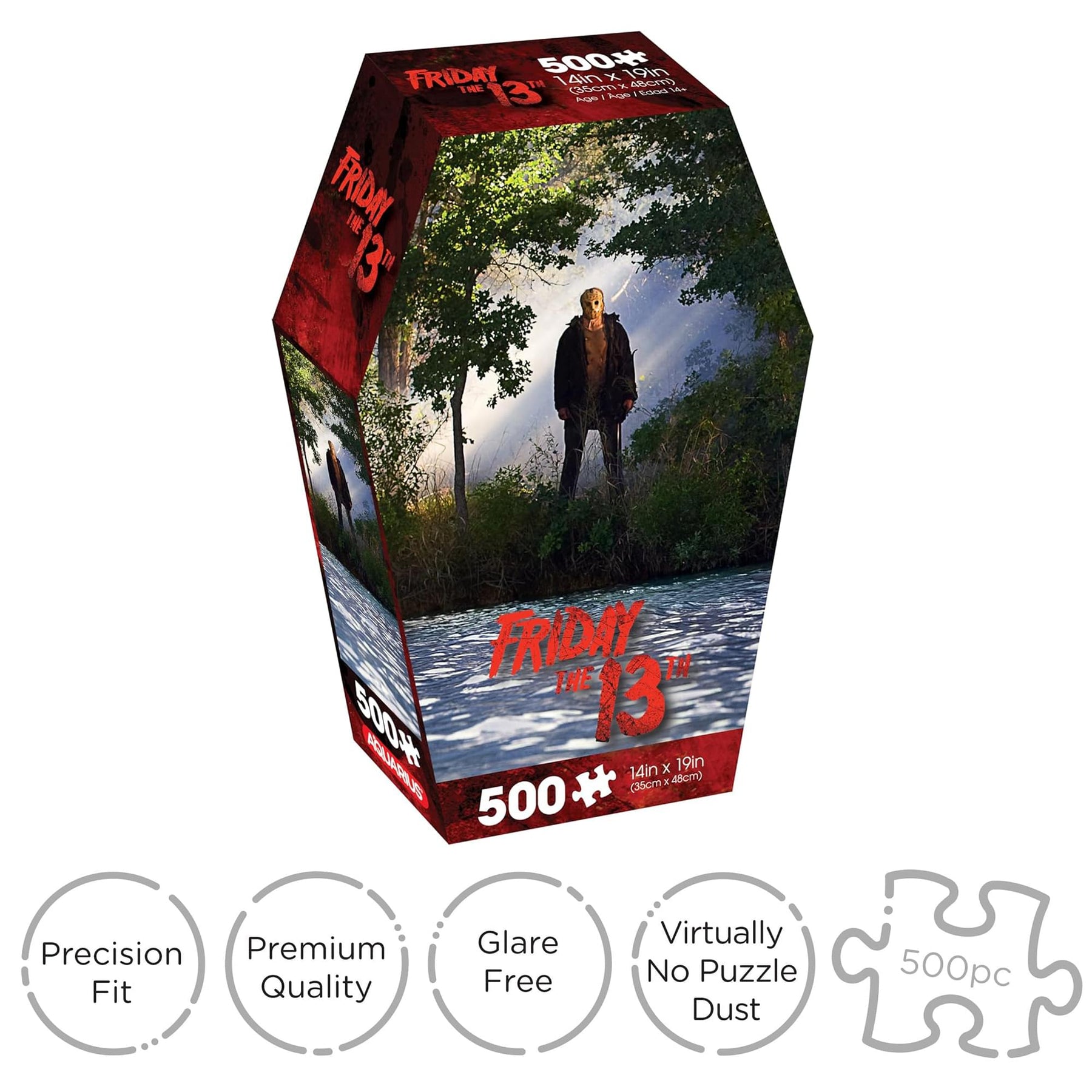 Friday The 13th Coffin Box 500 Piece Jigsaw Puzzle