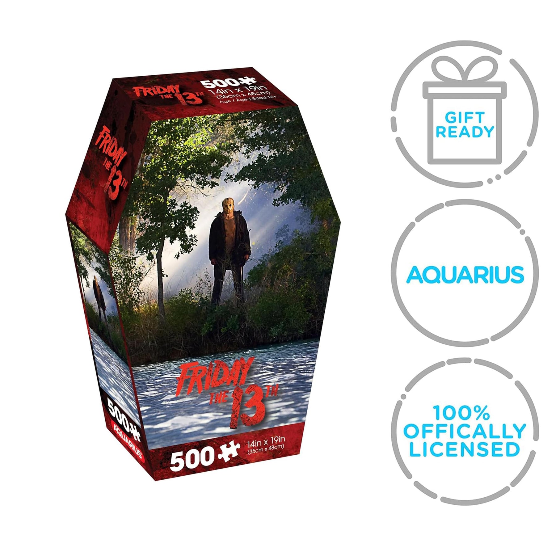 Friday The 13th Coffin Box 500 Piece Jigsaw Puzzle