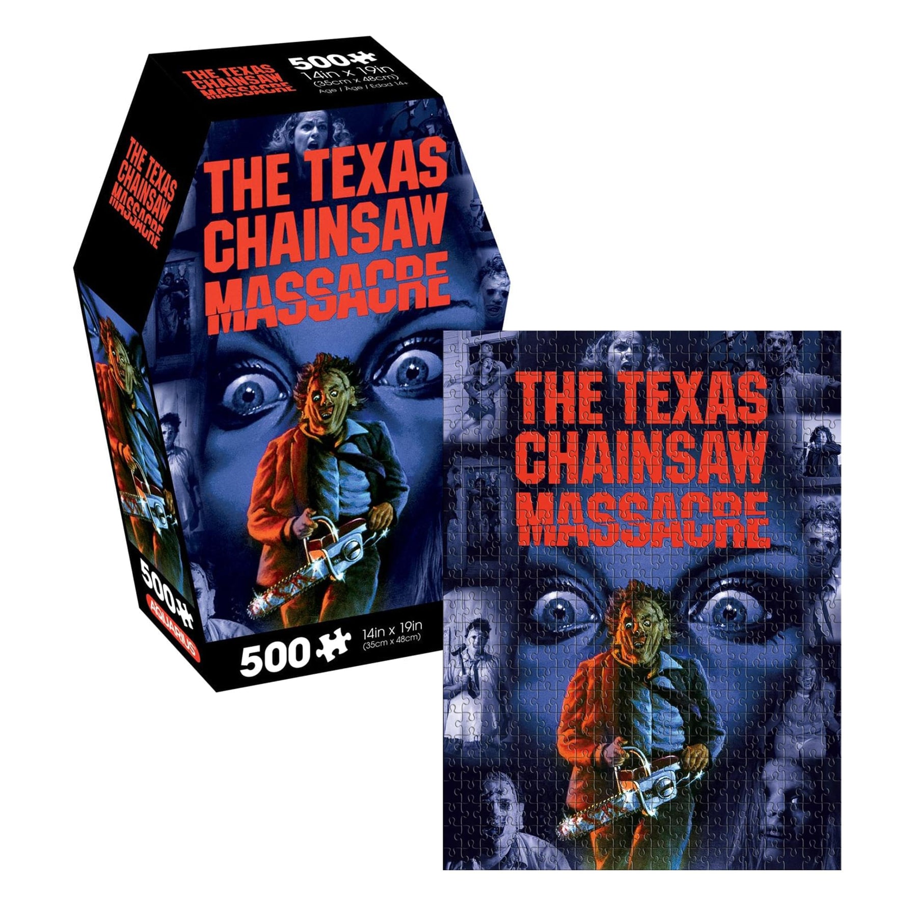 The Texas Chainsaw Massacre Coffin Box 500 Piece Jigsaw Puzzle