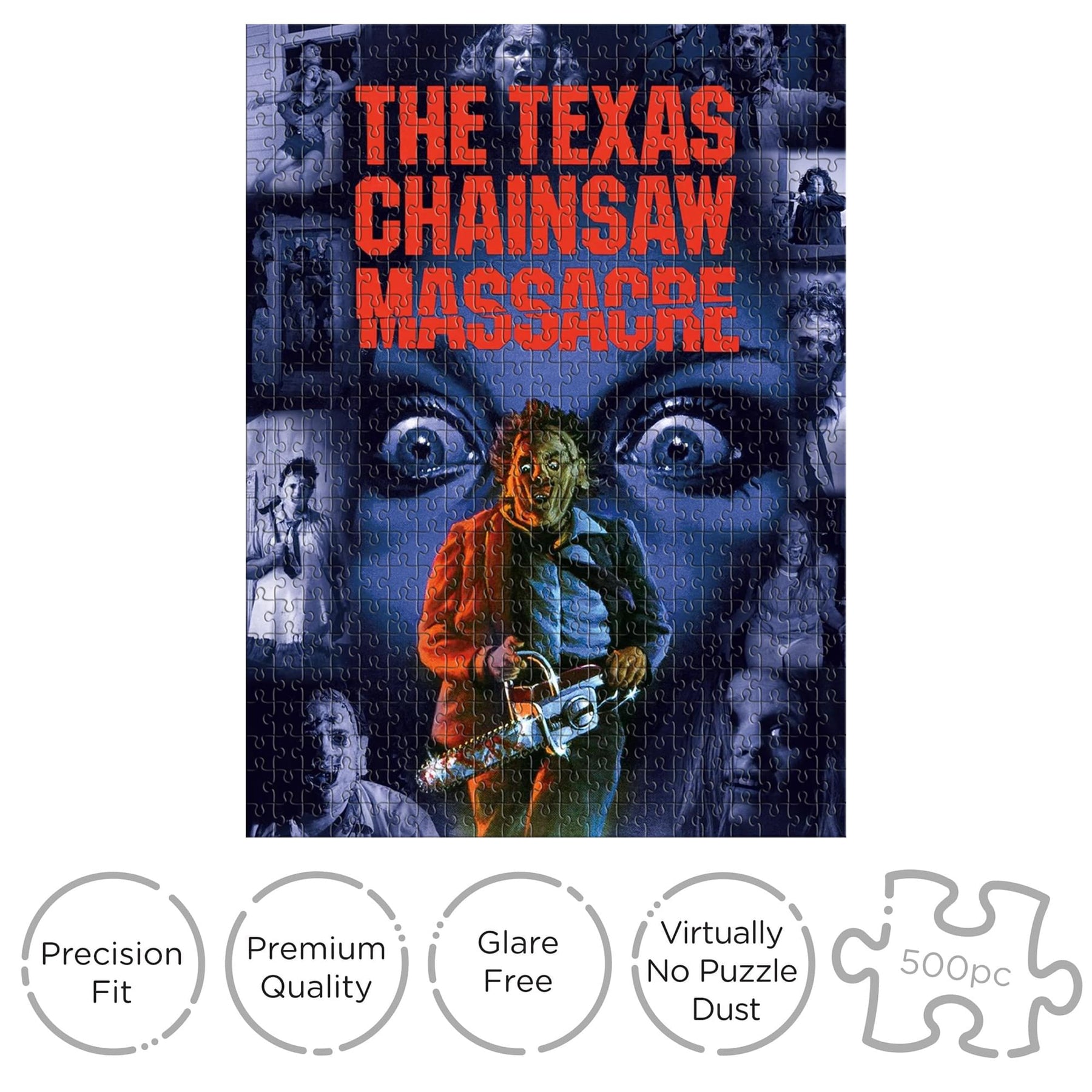 The Texas Chainsaw Massacre Coffin Box 500 Piece Jigsaw Puzzle