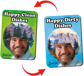 Bob Ross Double Sided Dishwasher Magnet