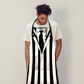 Beetlejuice Suit Cooking Apron