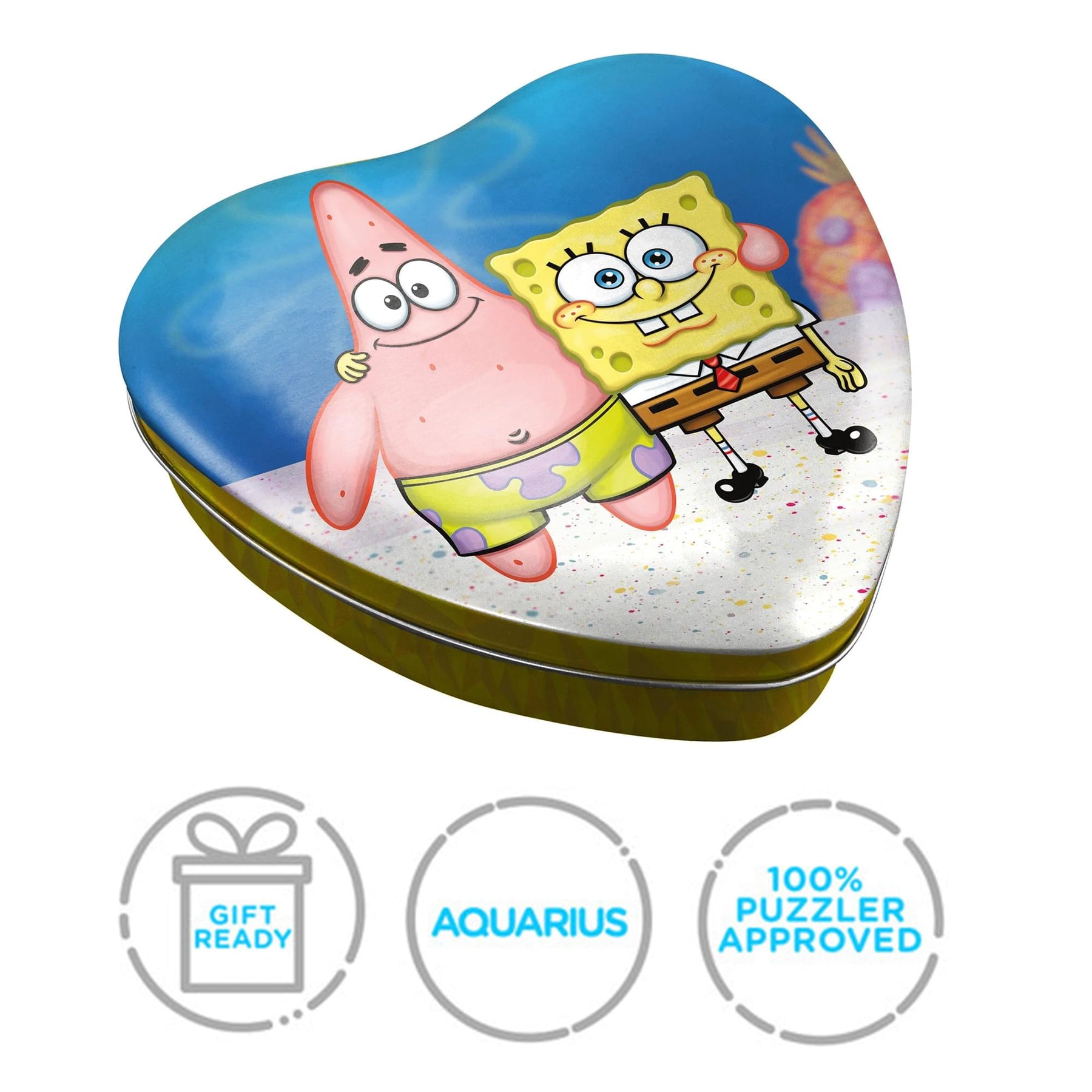 SpongeBob SquarePants and Patrick 300 Piece Jigsaw Puzzle Tin