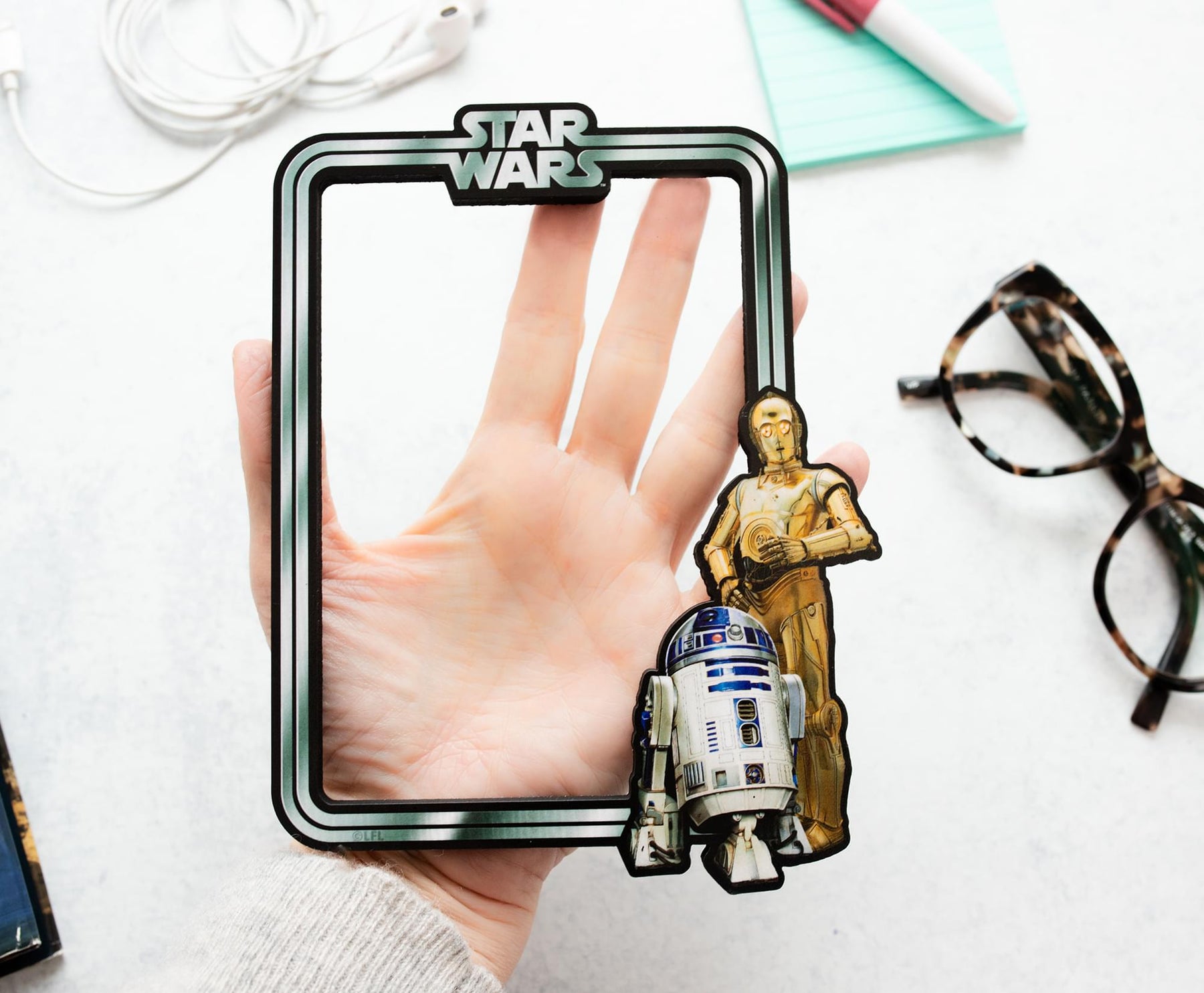 Star Wars C-3PO and R2-D2 MEGA Funky Chunky Magnet Frame | Toynk Exclusive