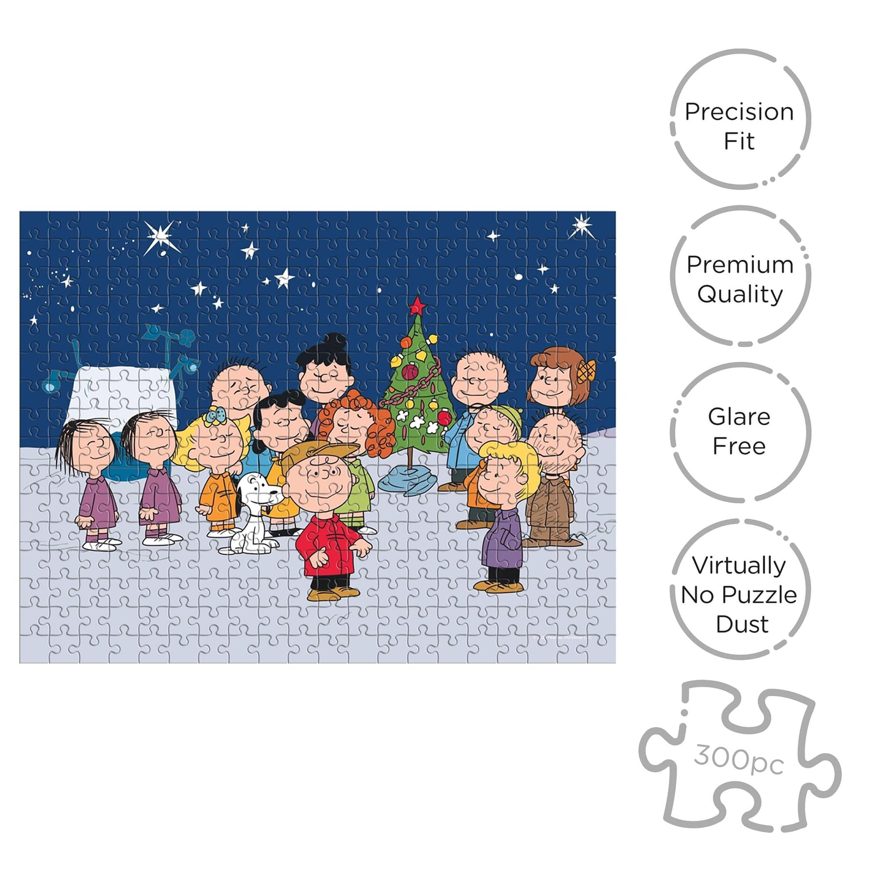 Peanuts A Charlie Brown Christmas Tin Globe 300 Piece Jigsaw Puzzle