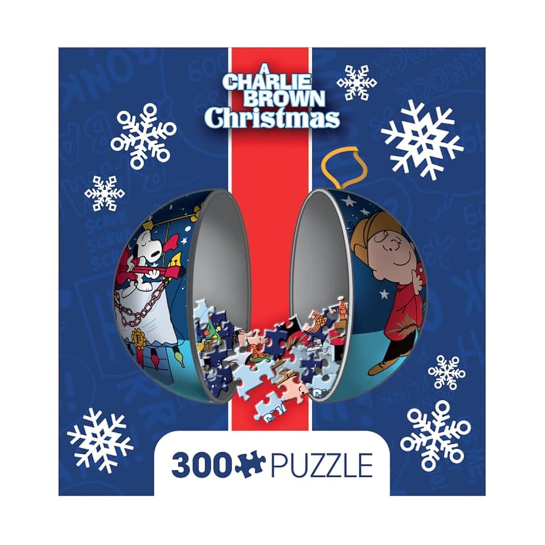 Peanuts A Charlie Brown Christmas Tin Globe 300 Piece Jigsaw Puzzle