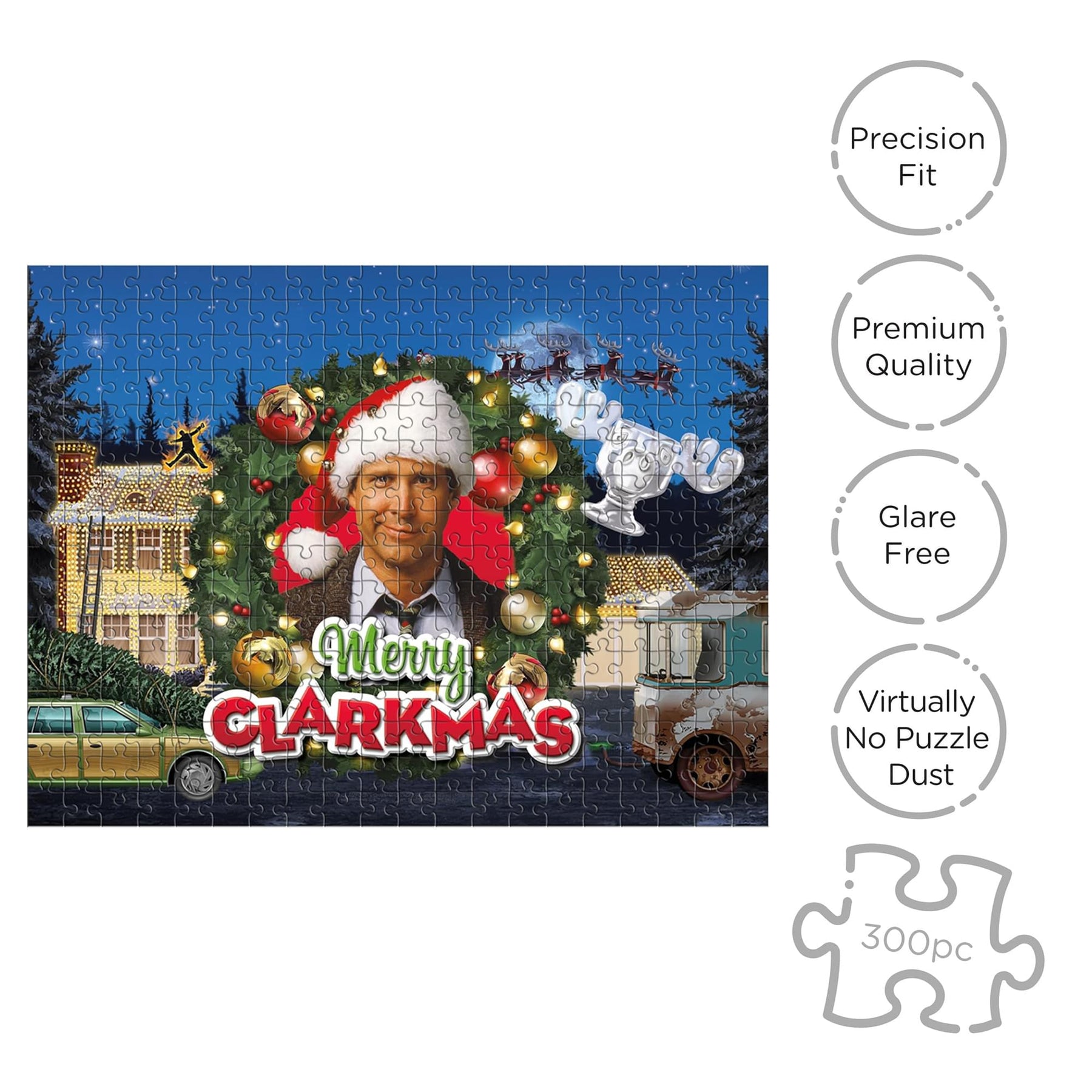 National Lampoon's Christmas Vacation Tin Globe 300 Piece Jigsaw Puzzle