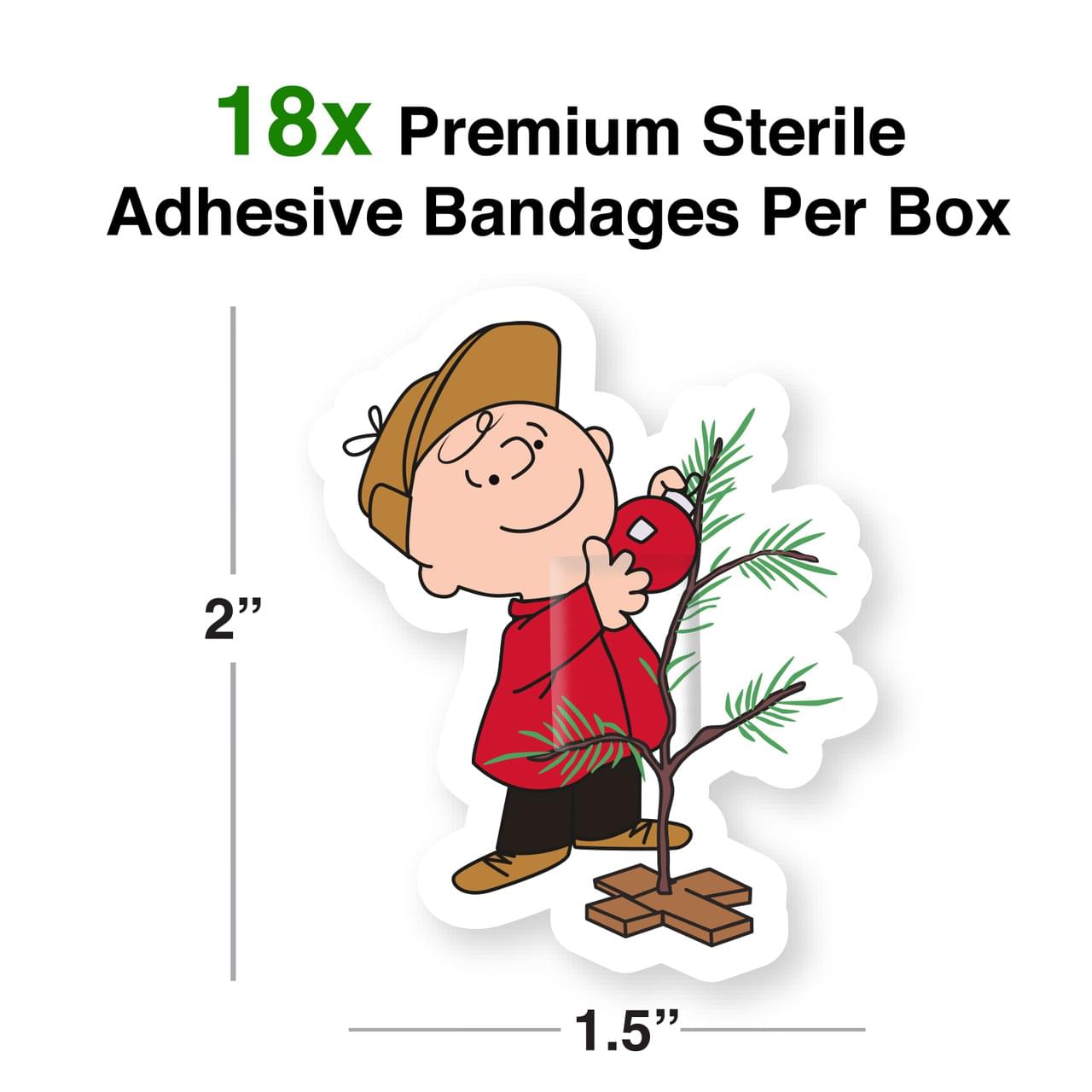 Peanuts A Charlie Brown Christmas Adhesive Bandages | Set of 18