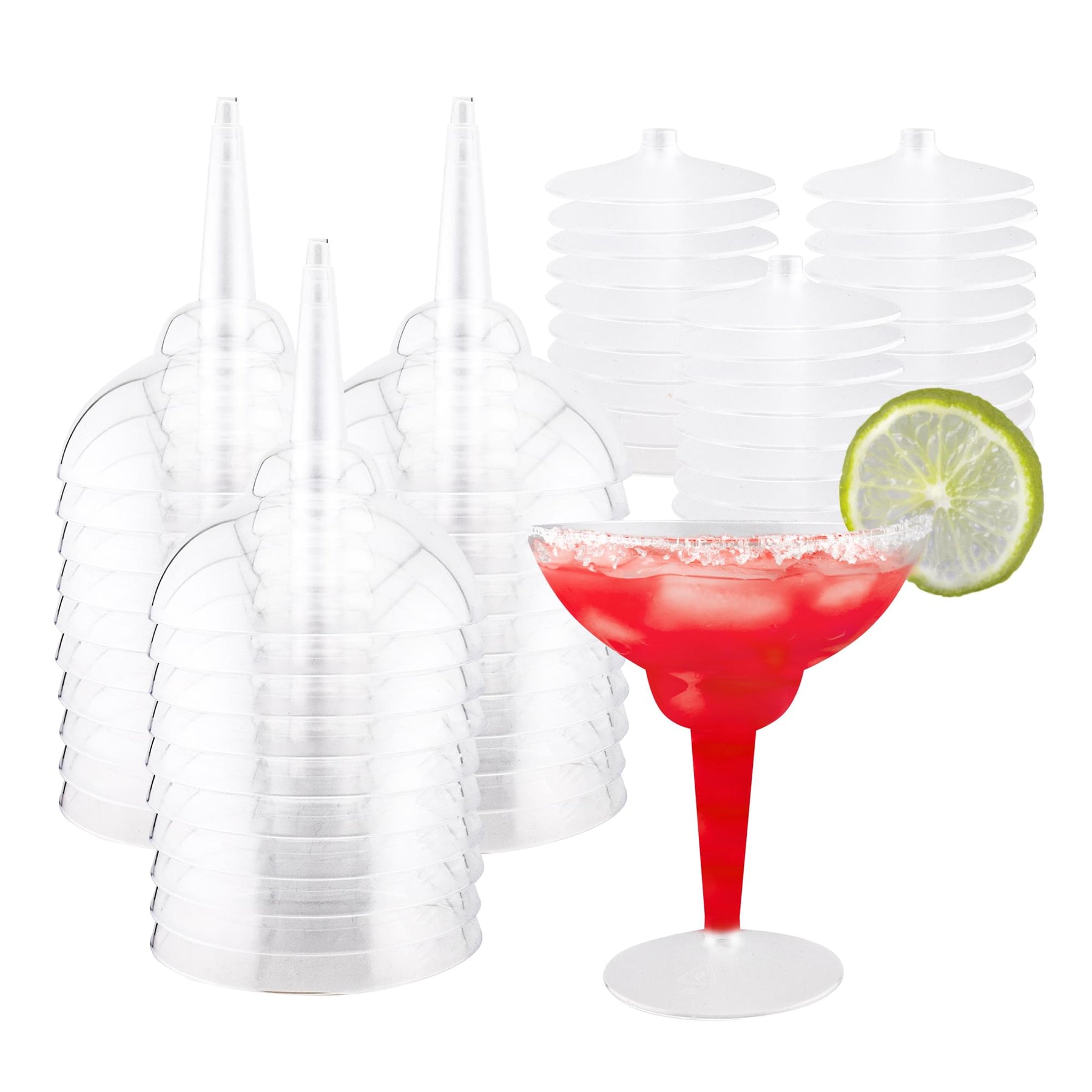 Plastic Margarita Glasses 12 oz 10 Count