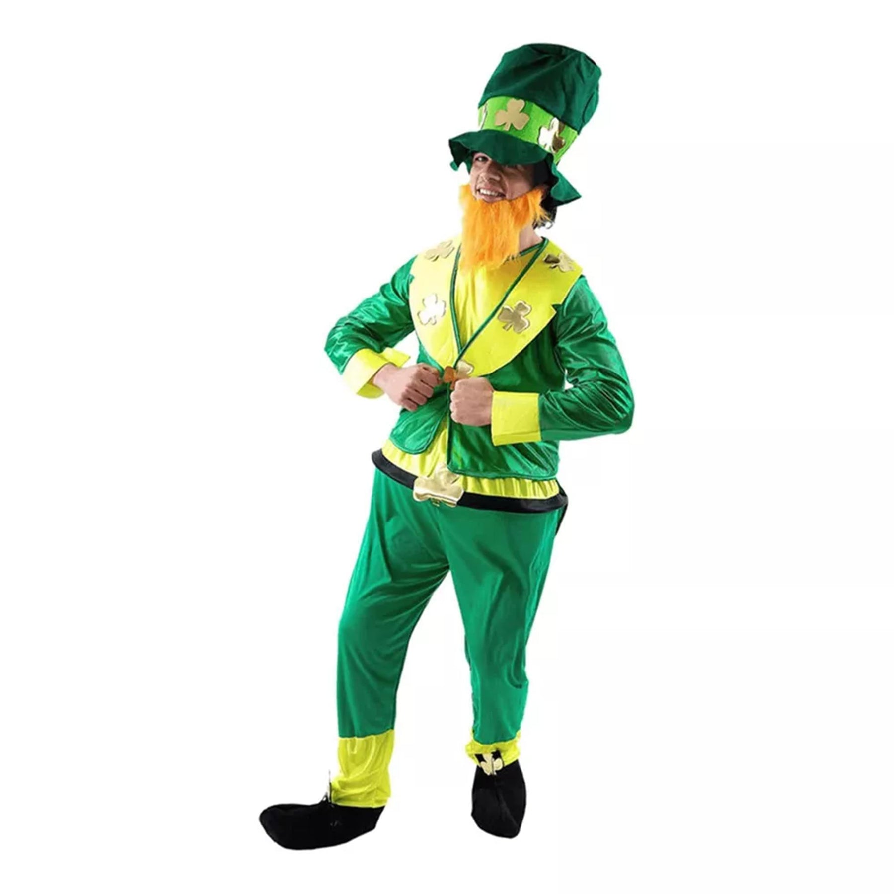 St Patrick's Leprechaun Adult Costume | One Size