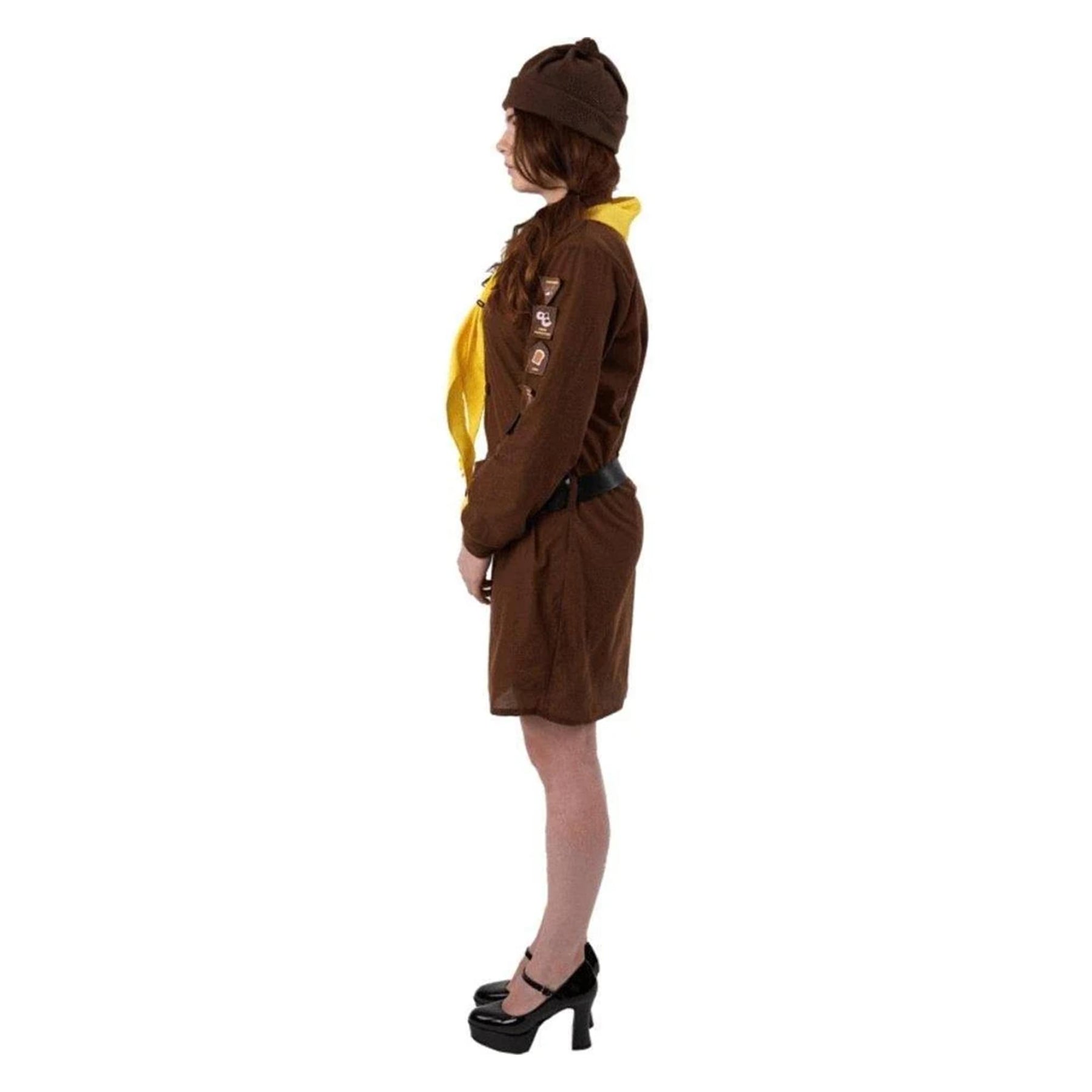 Girl's Brownie Uniform Adult Costume Small