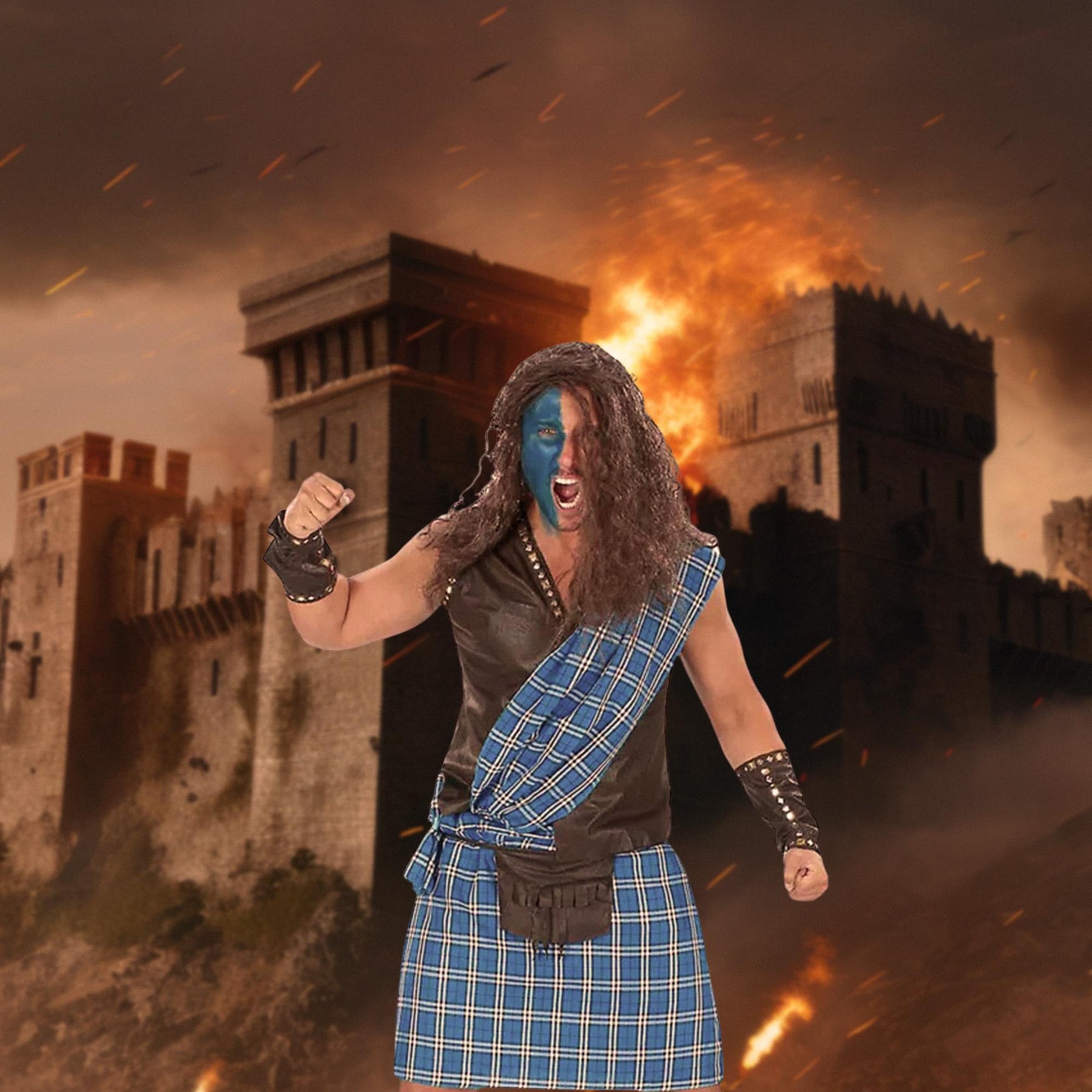 Scottish Warrior Adult Costume One Size