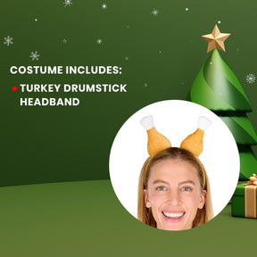 Turkey Drumstick Adult Costume Headband